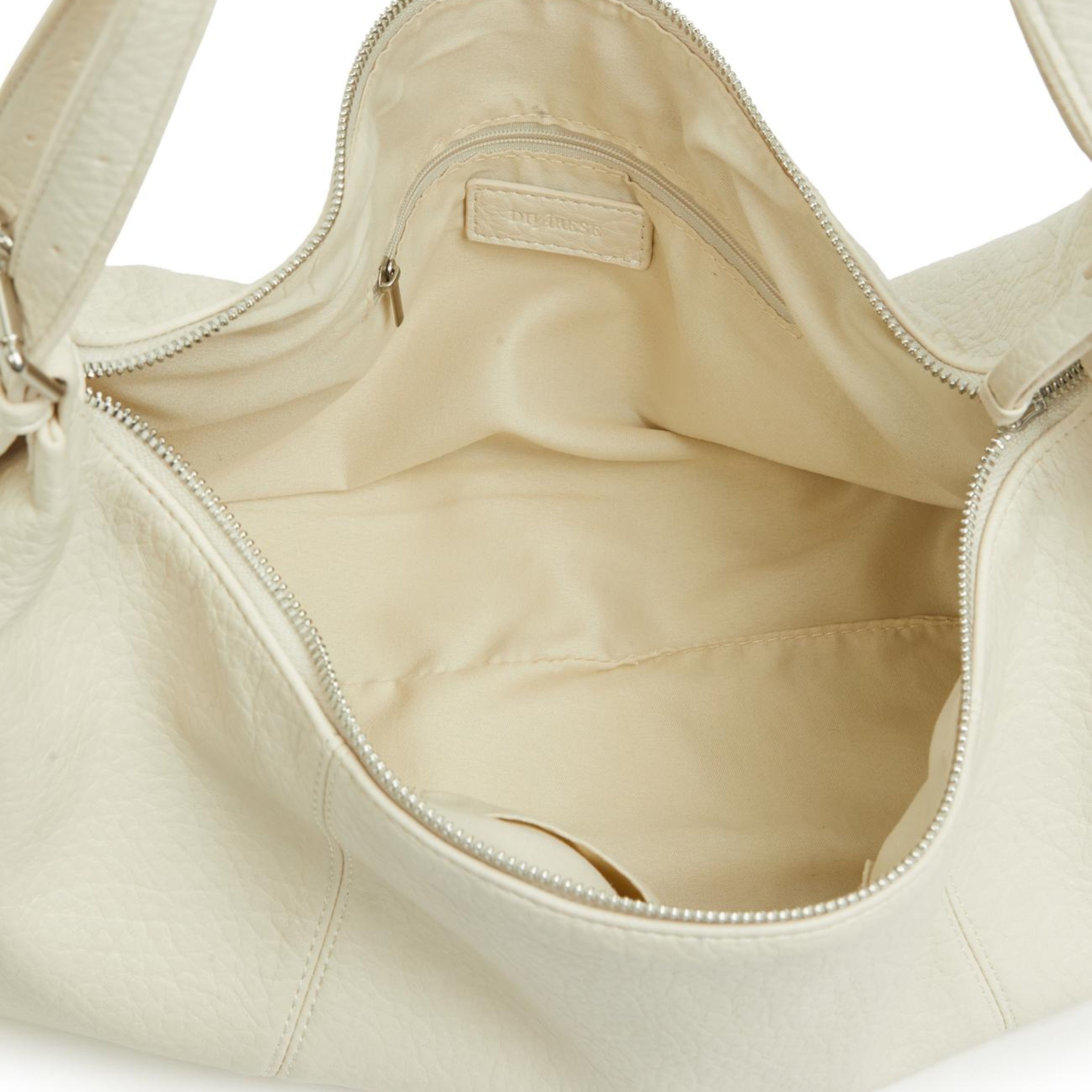 Divarese Kadın Bej Deri Shopper Çanta