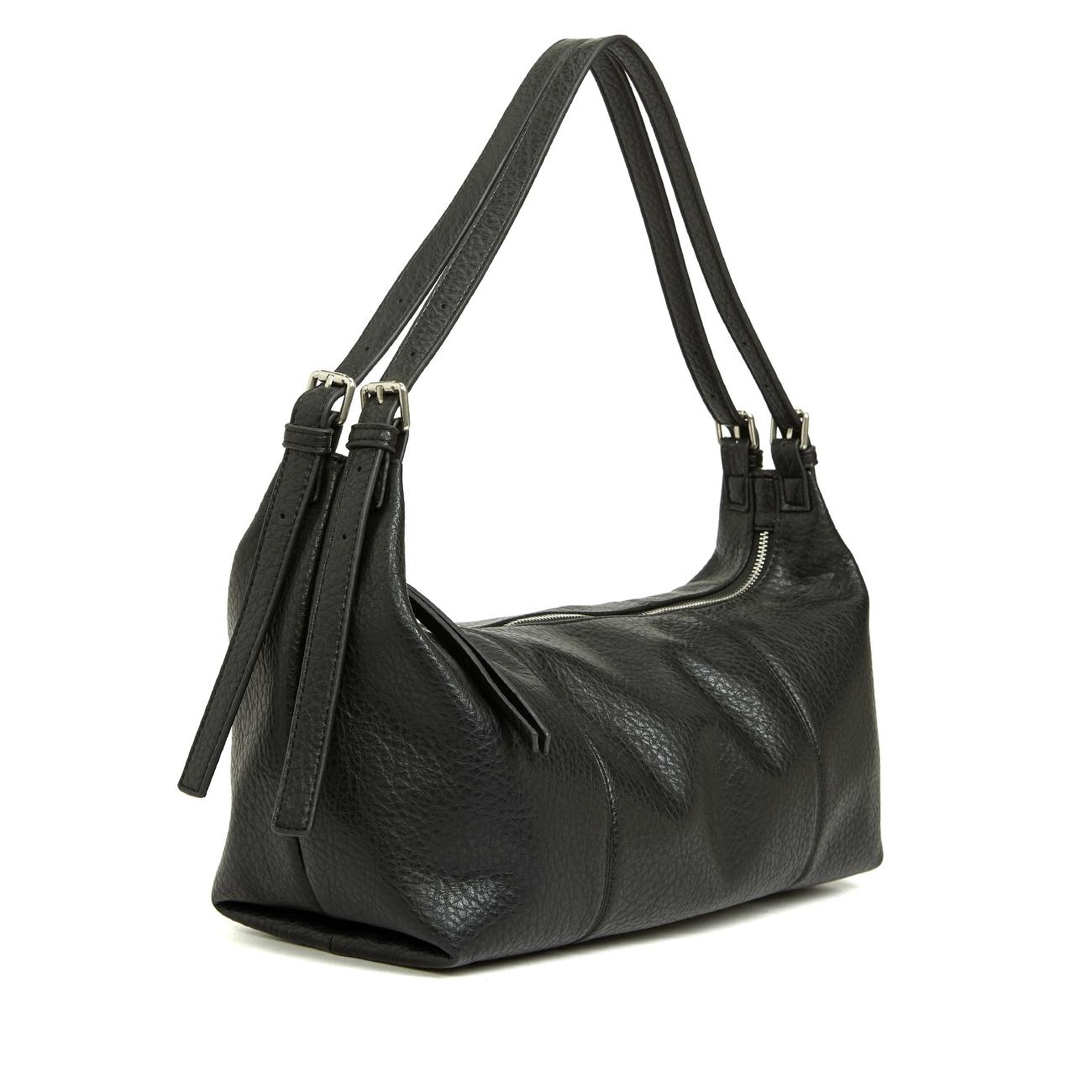Divarese Kadın Siyah Deri Shopper Çanta