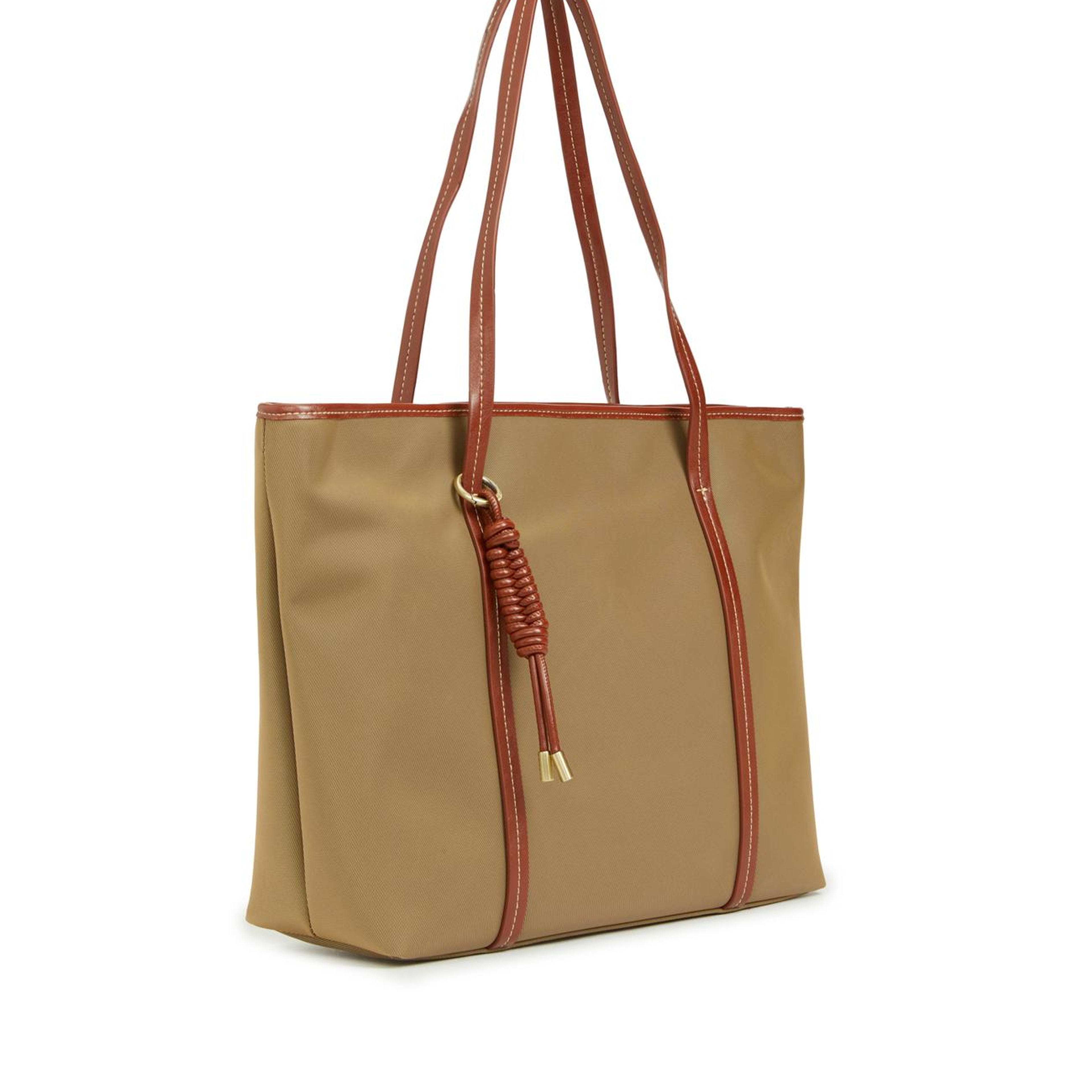 Divarese Kadın Haki Nylon Shopper Çanta