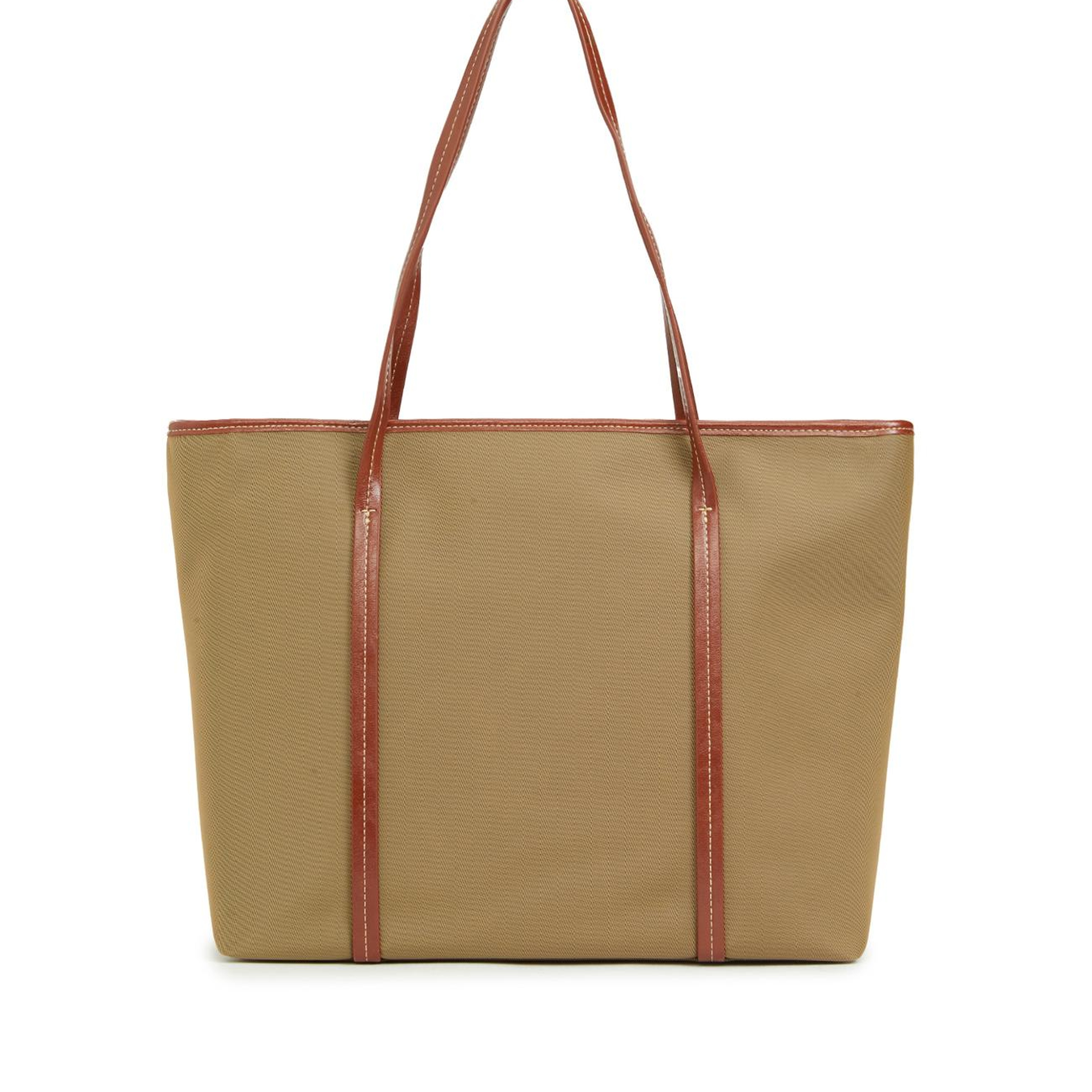 Divarese Kadın Haki Nylon Shopper Çanta
