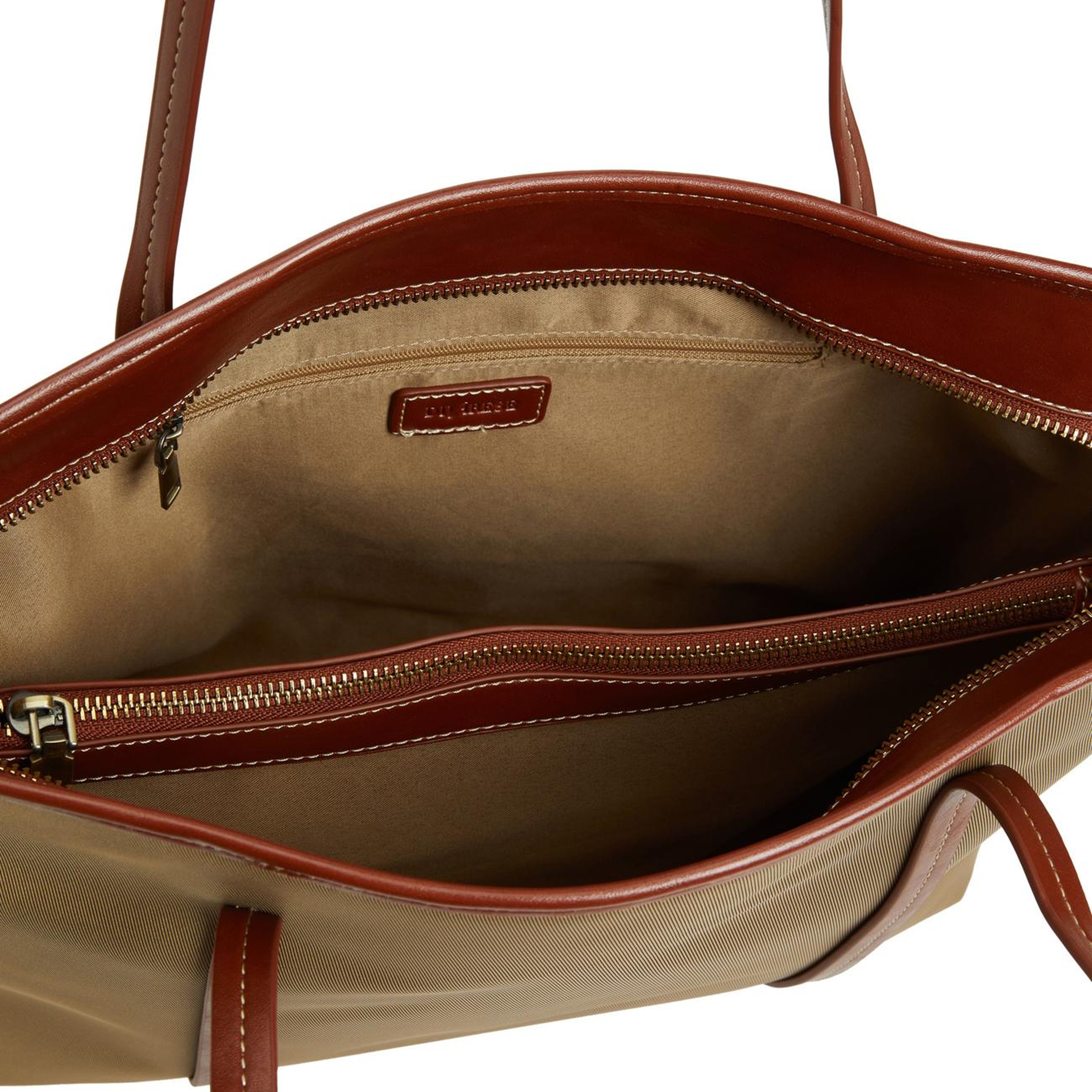 Divarese Kadın Haki Nylon Shopper Çanta