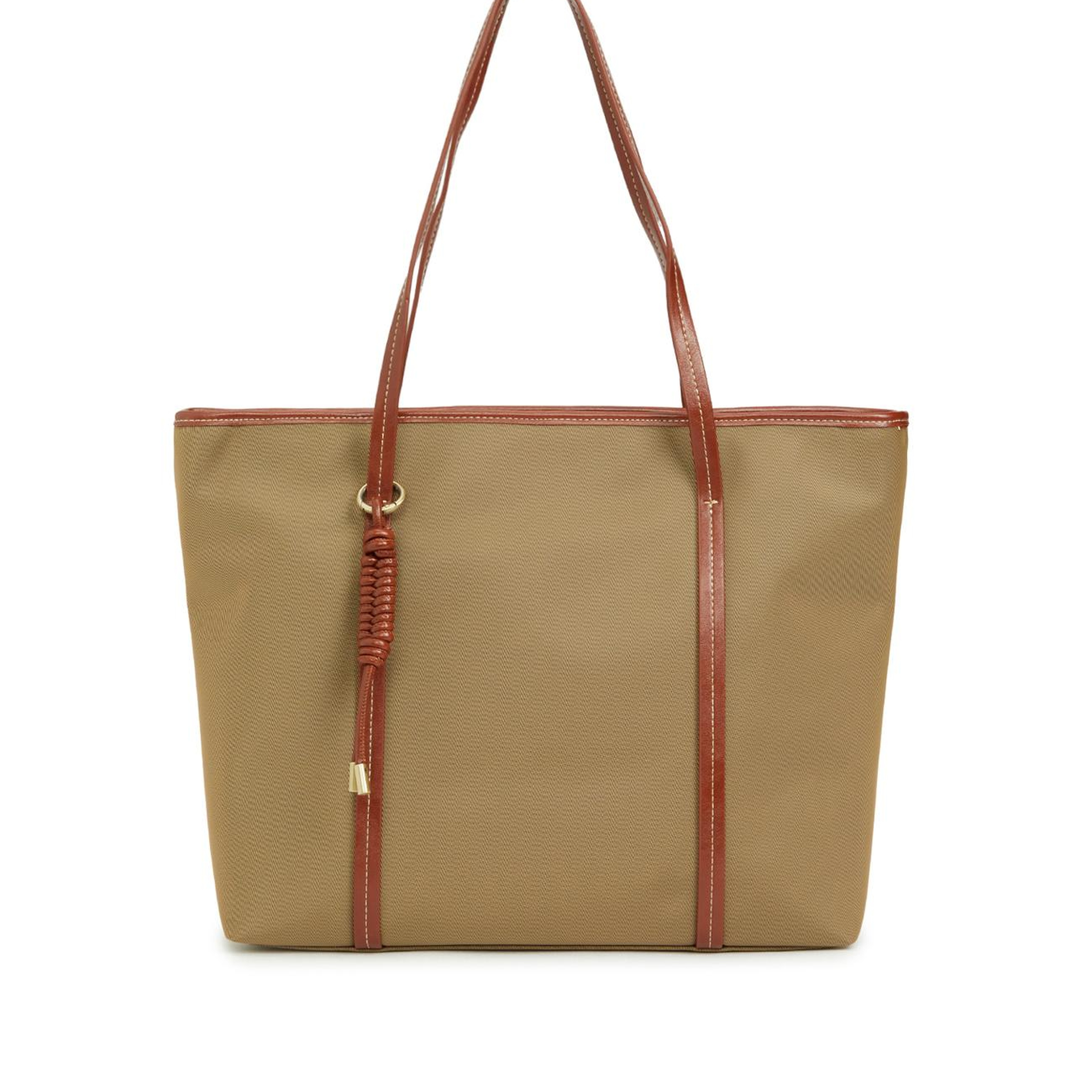 Divarese Kadın Haki Nylon Shopper Çanta
