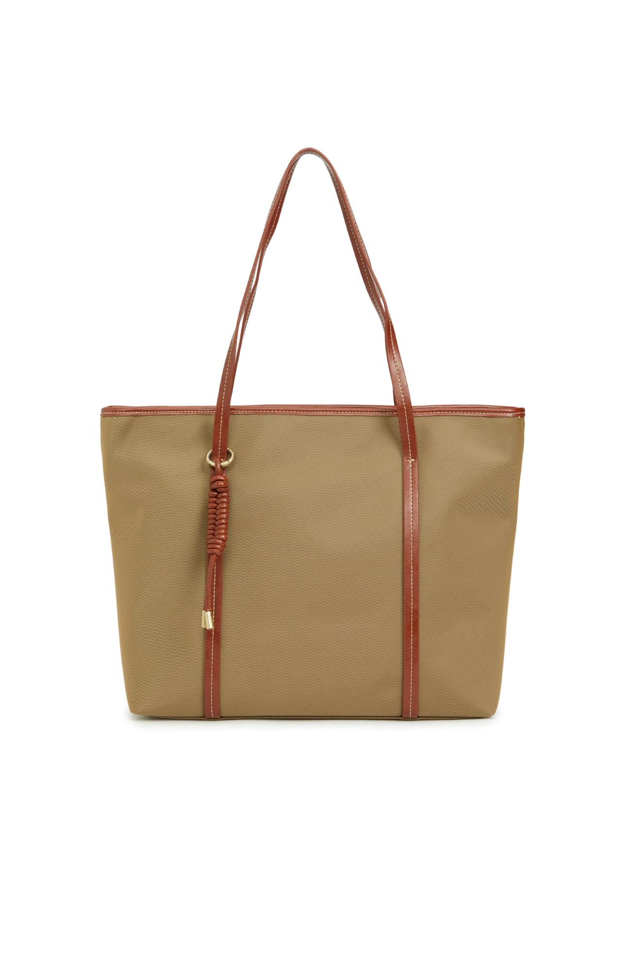 Divarese Kadın Haki Nylon Shopper Çanta