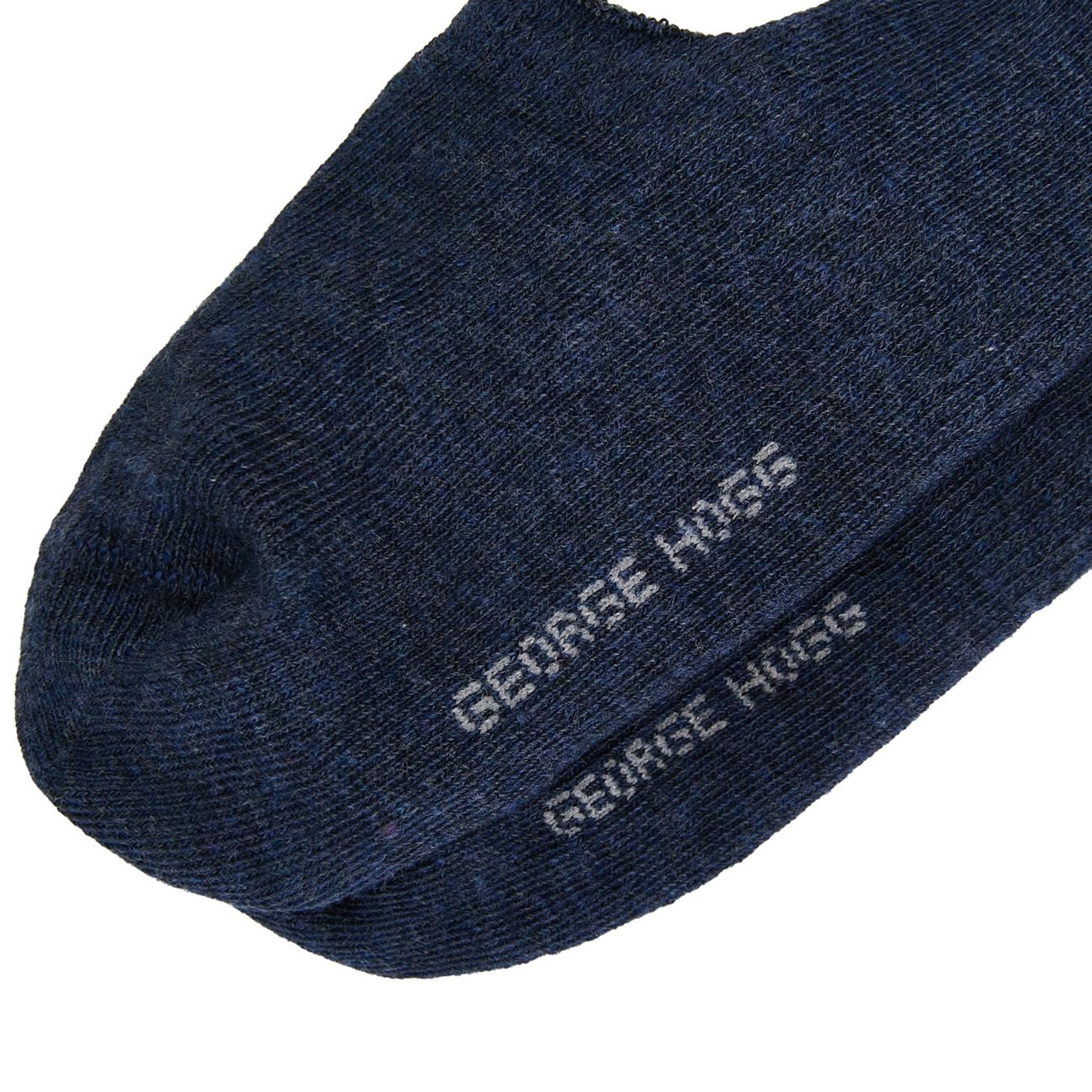 George Hogg Erkek Indigo 2li Düz Çorap
