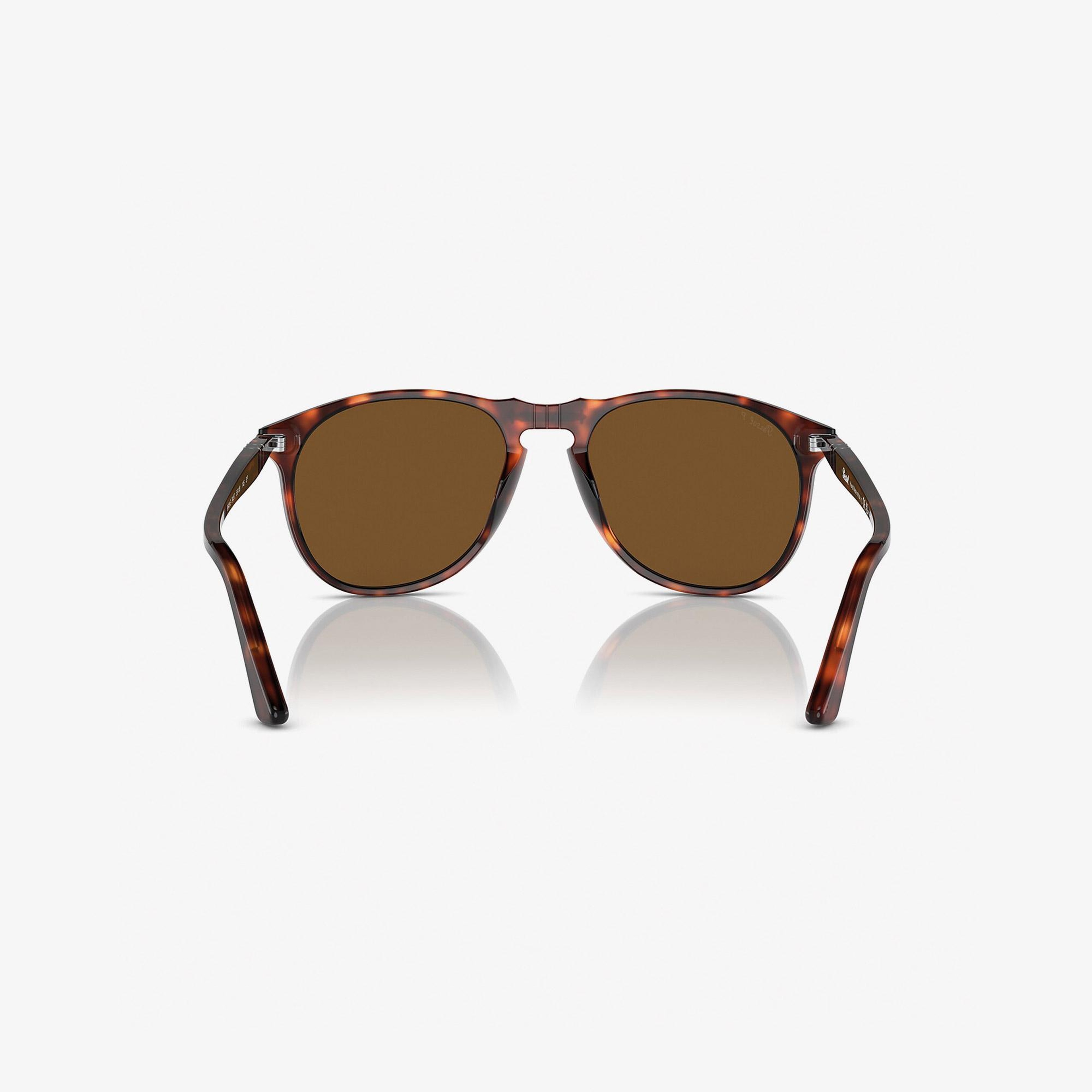 PERSOL Acetate Erkek Kahverengi Güneş Gözlüğü