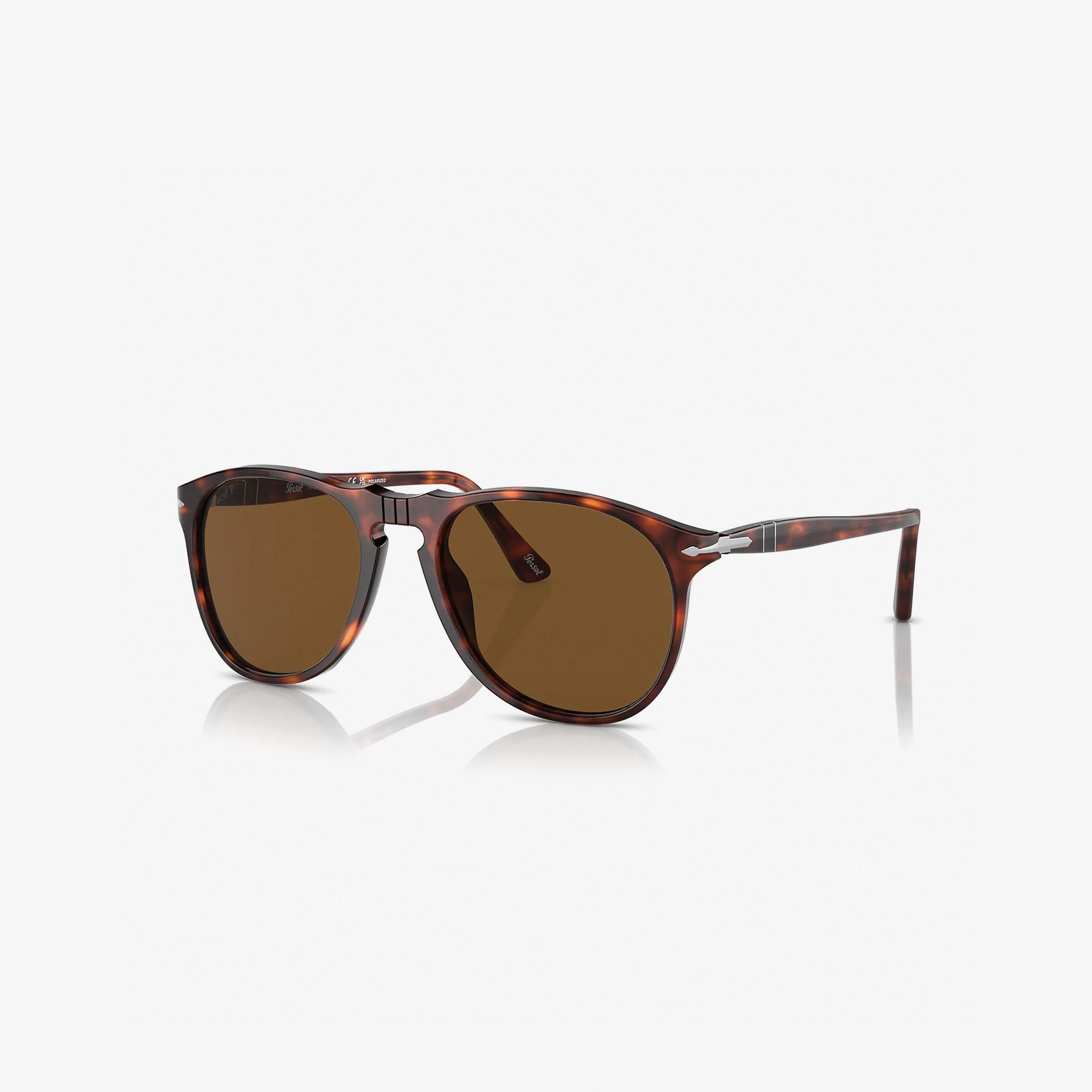 PERSOL Acetate Erkek Kahverengi Güneş Gözlüğü