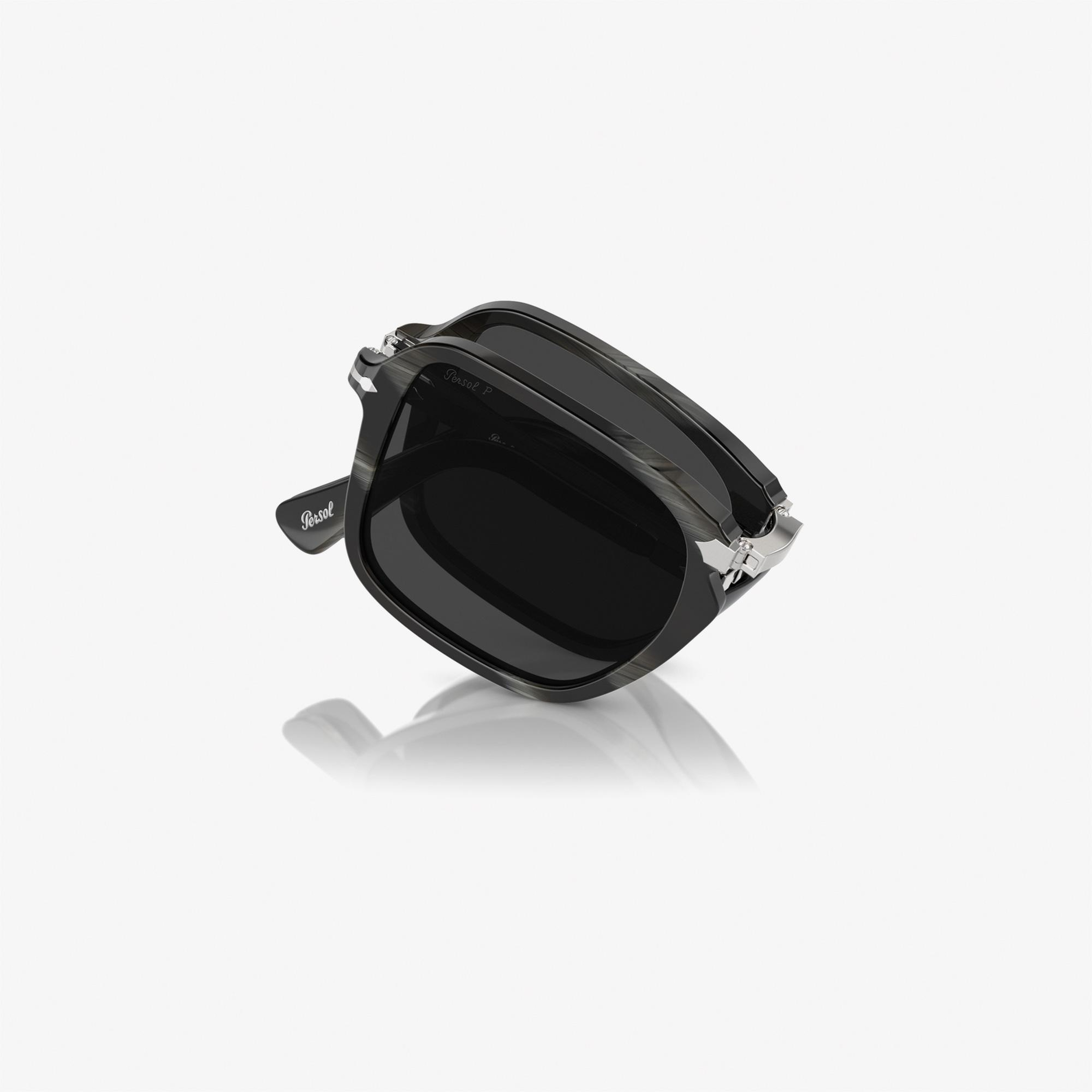 PERSOL 0PO3330S Acetate Unisex Siyah Güneş Gözlüğü