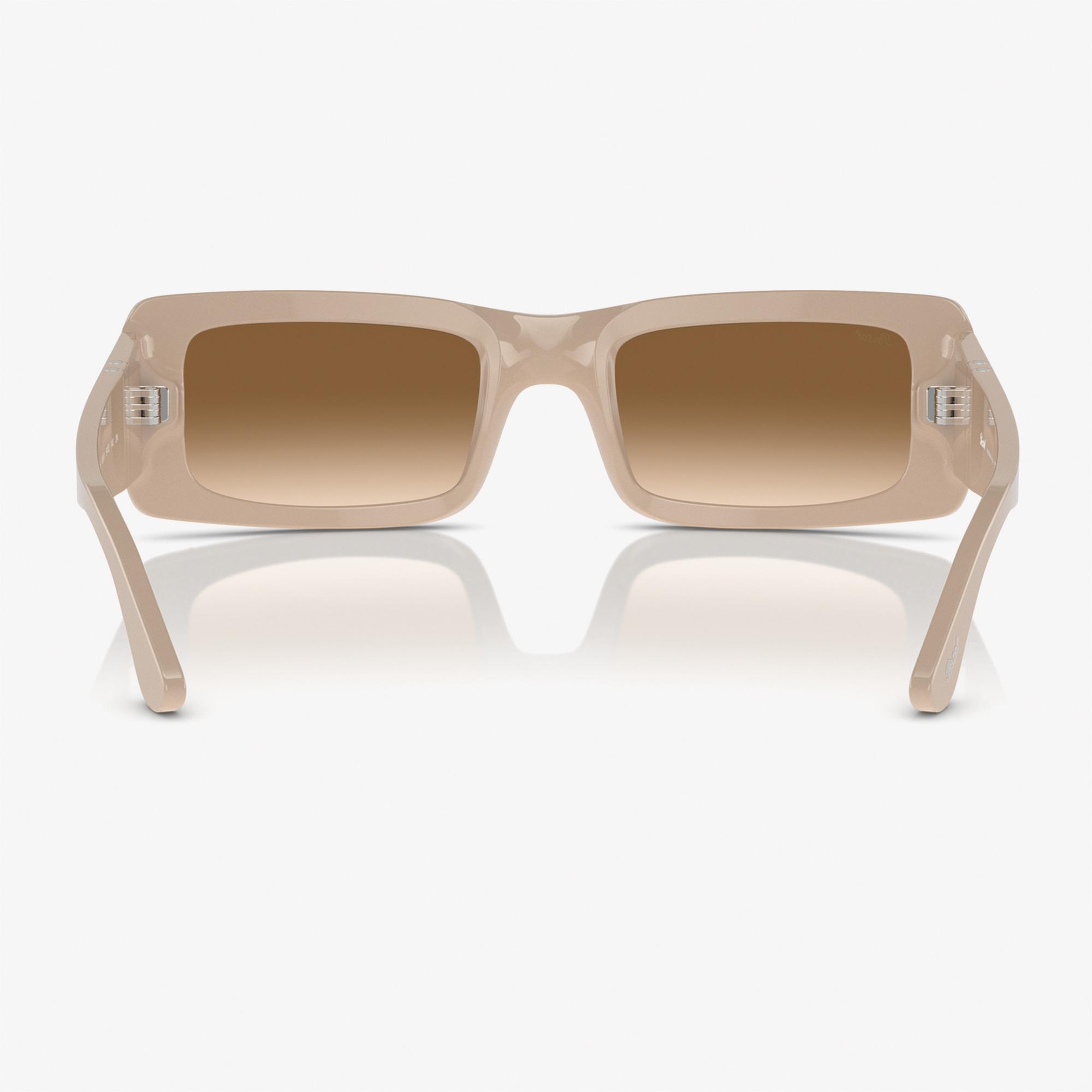 PERSOL 0PO3332S Acetate Unisex Bej Güneş Gözlüğü