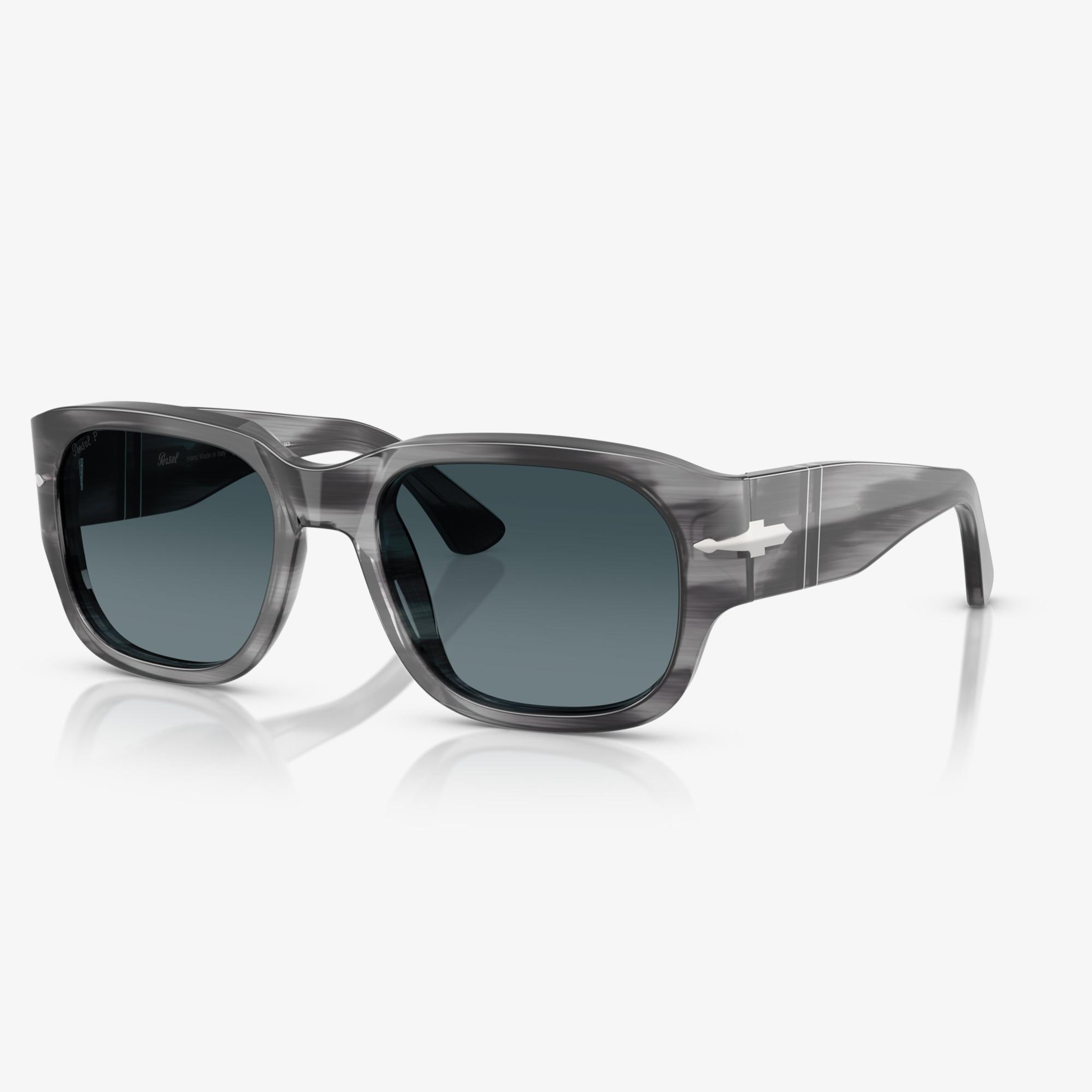 Persol PO3380S Unisex Gri Güneş Gözlüğü