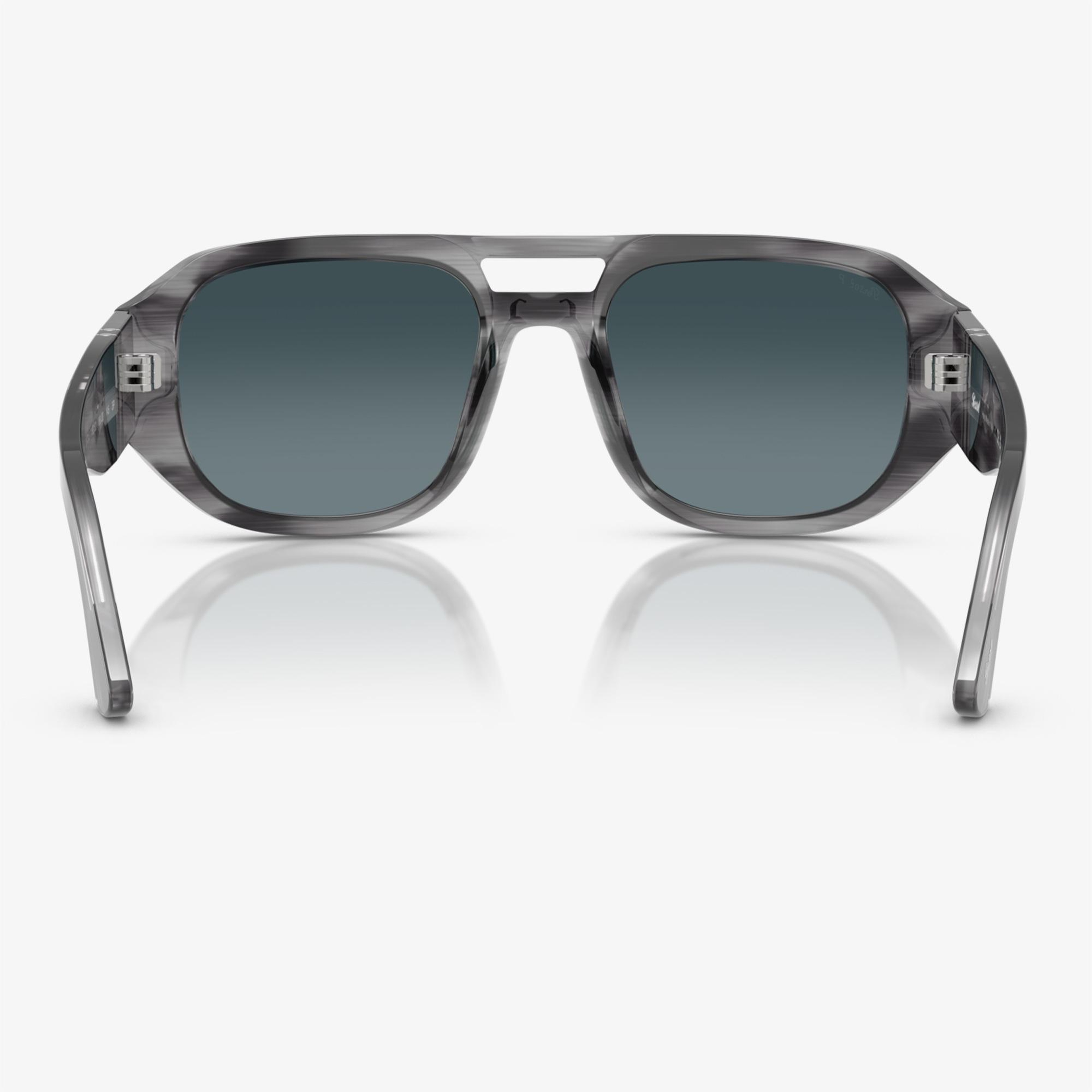Persol PO3373S Unisex Gri Güneş Gözlüğü