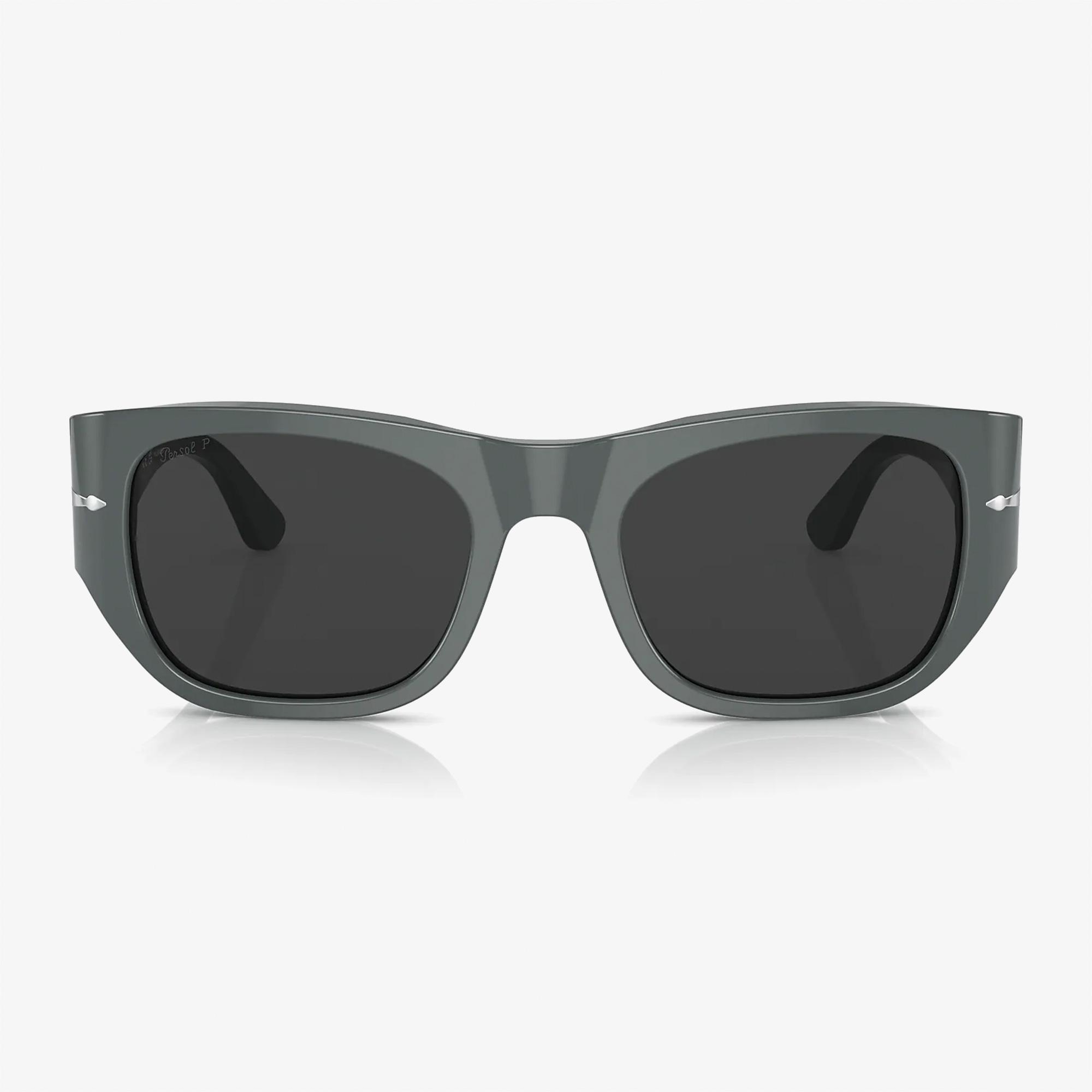 PERSOL Unisex Gri Güneş Gözlüğü