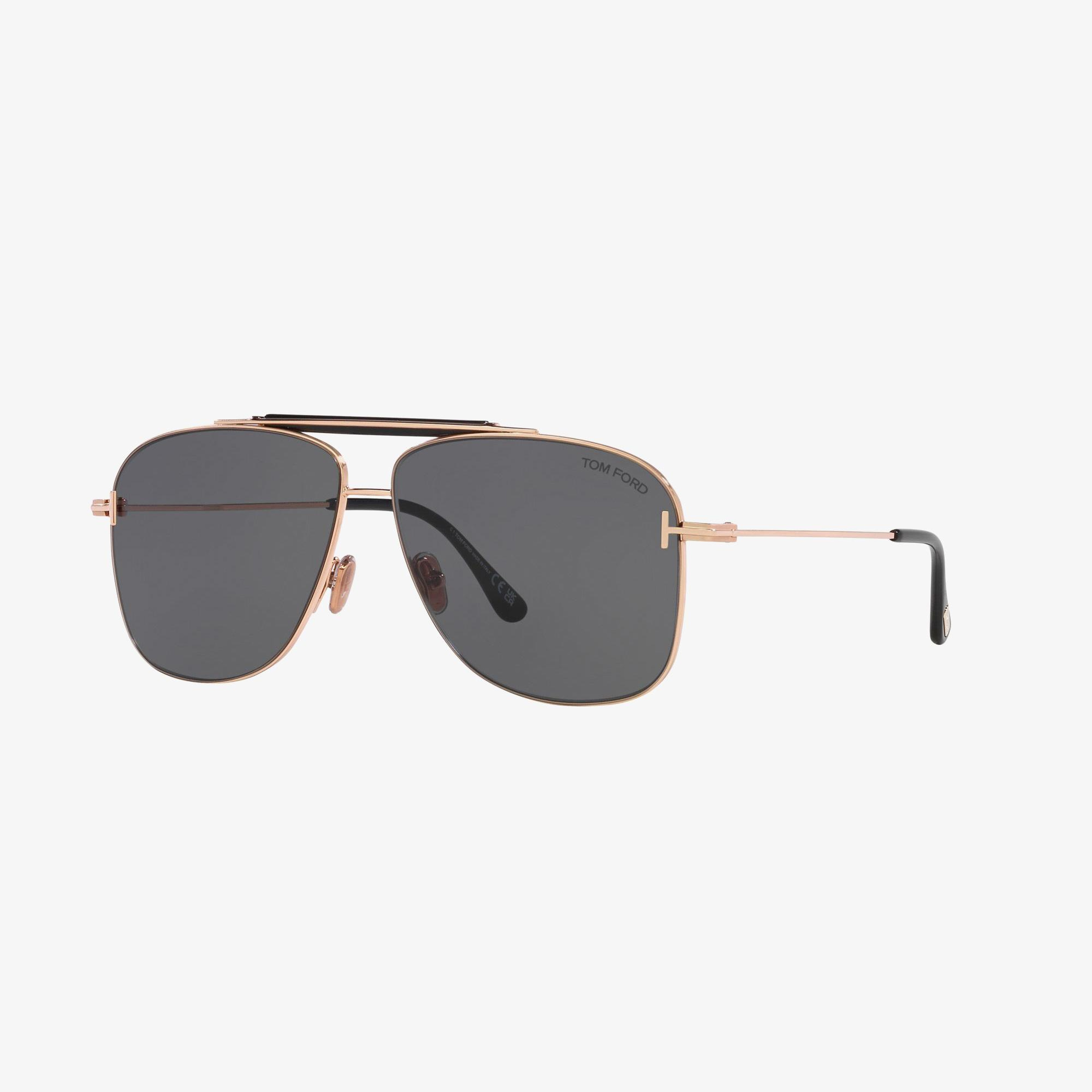 Tom Ford Jaden Tr1628 Erkek Altın Rengi Güneş Gözlüğü