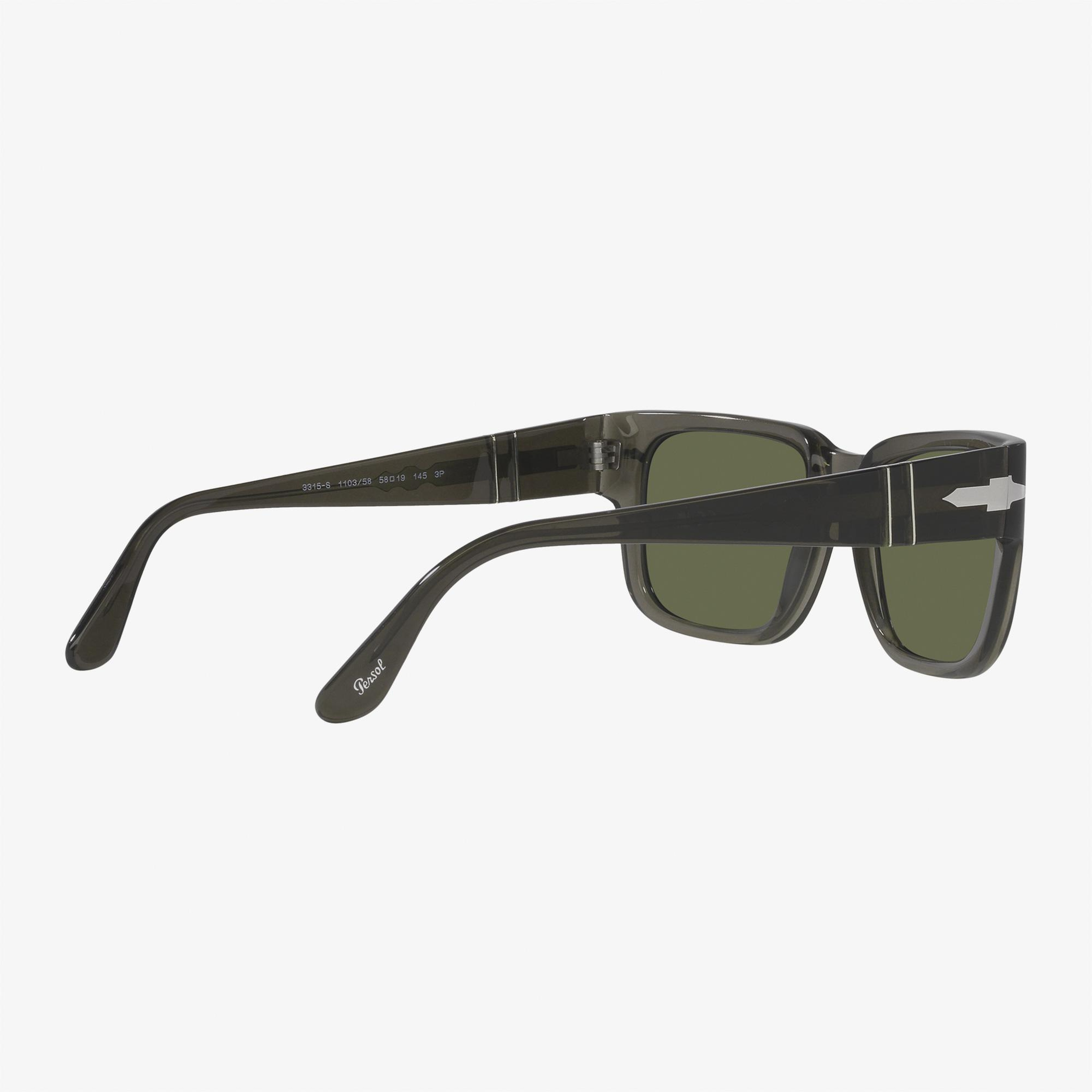 PERSOL 0Vo5445S Erkek Gri Güneş Gözlüğü