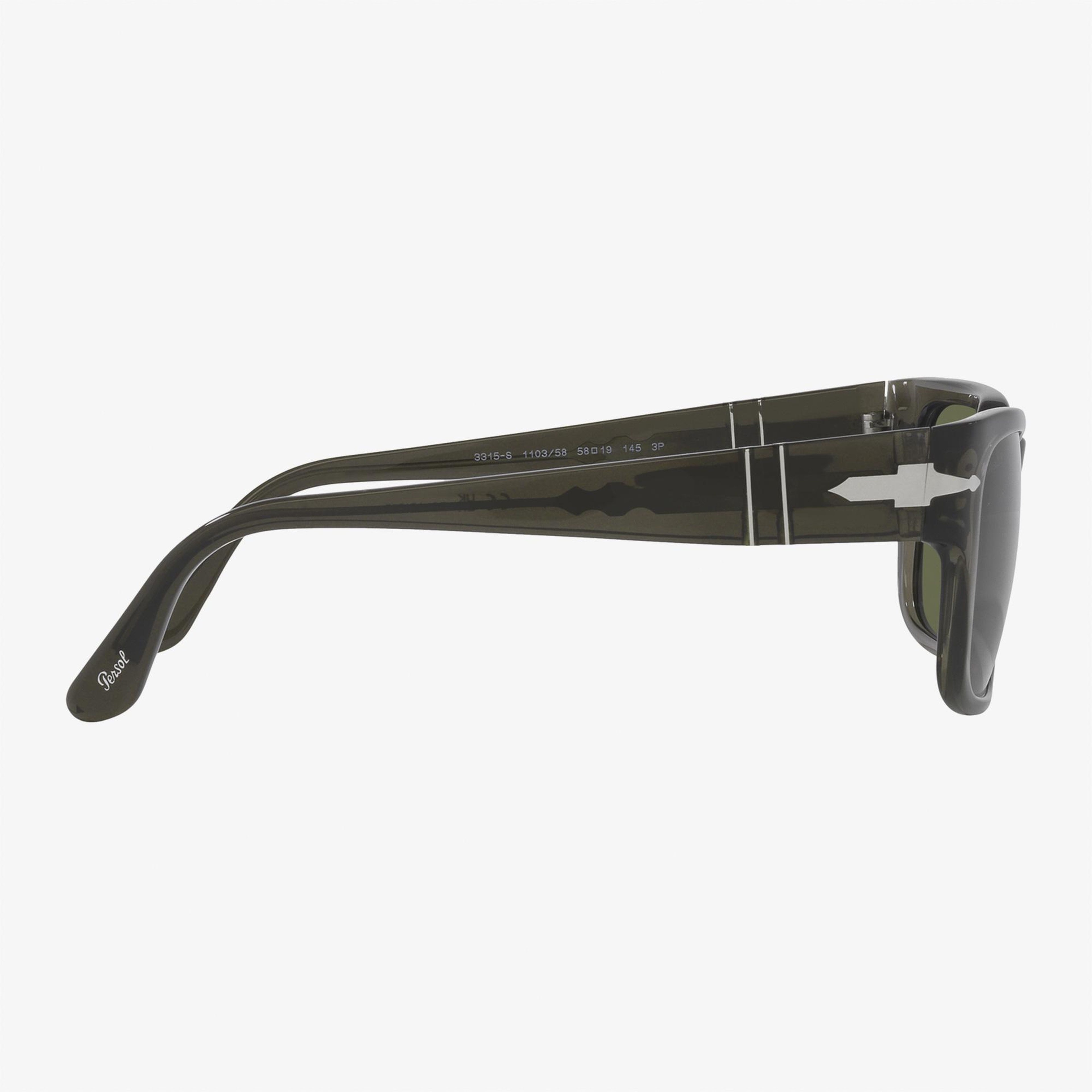 PERSOL 0Vo5445S Erkek Gri Güneş Gözlüğü