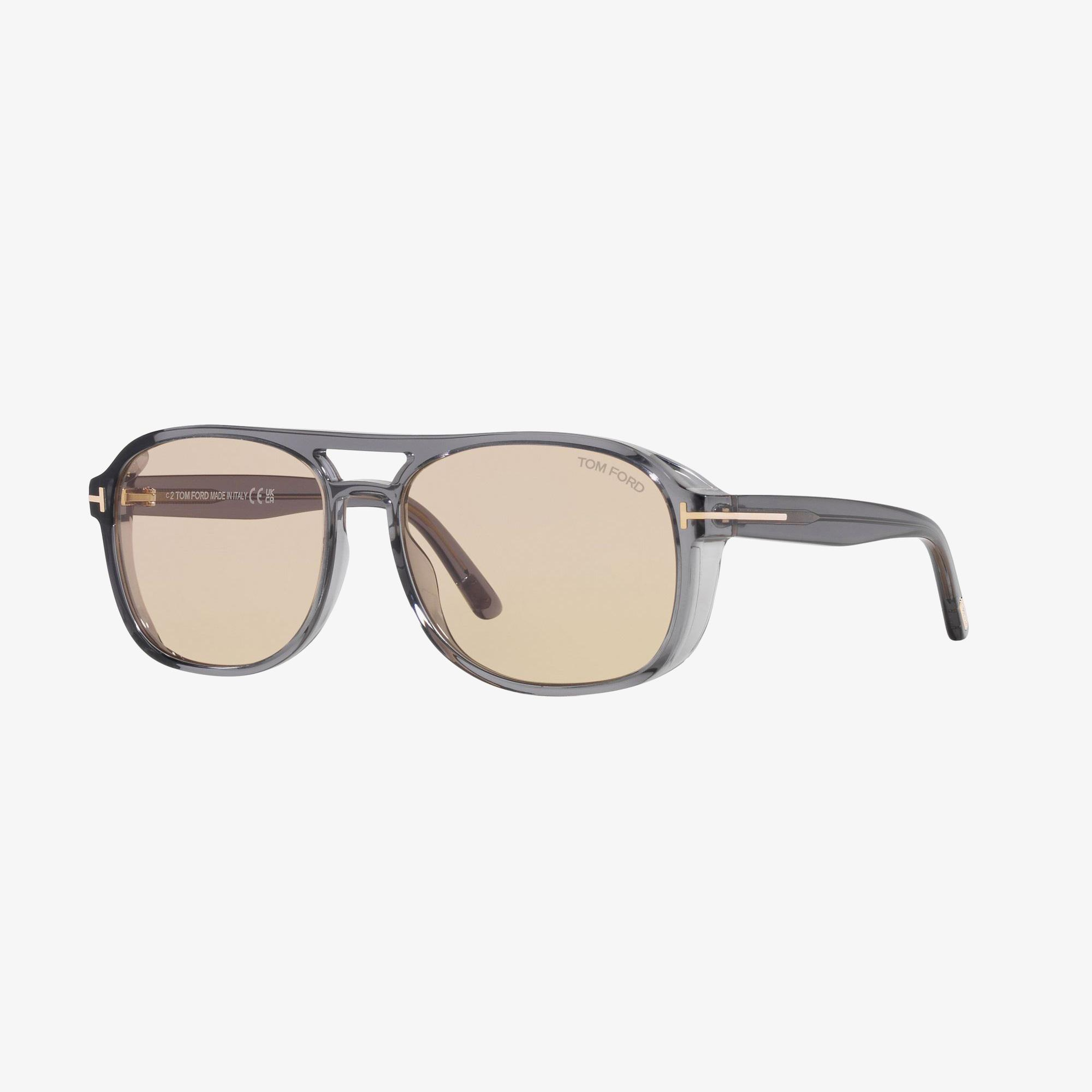 Tom Ford Rosco Tr163 Erkek Gri Güneş Gözlüğü