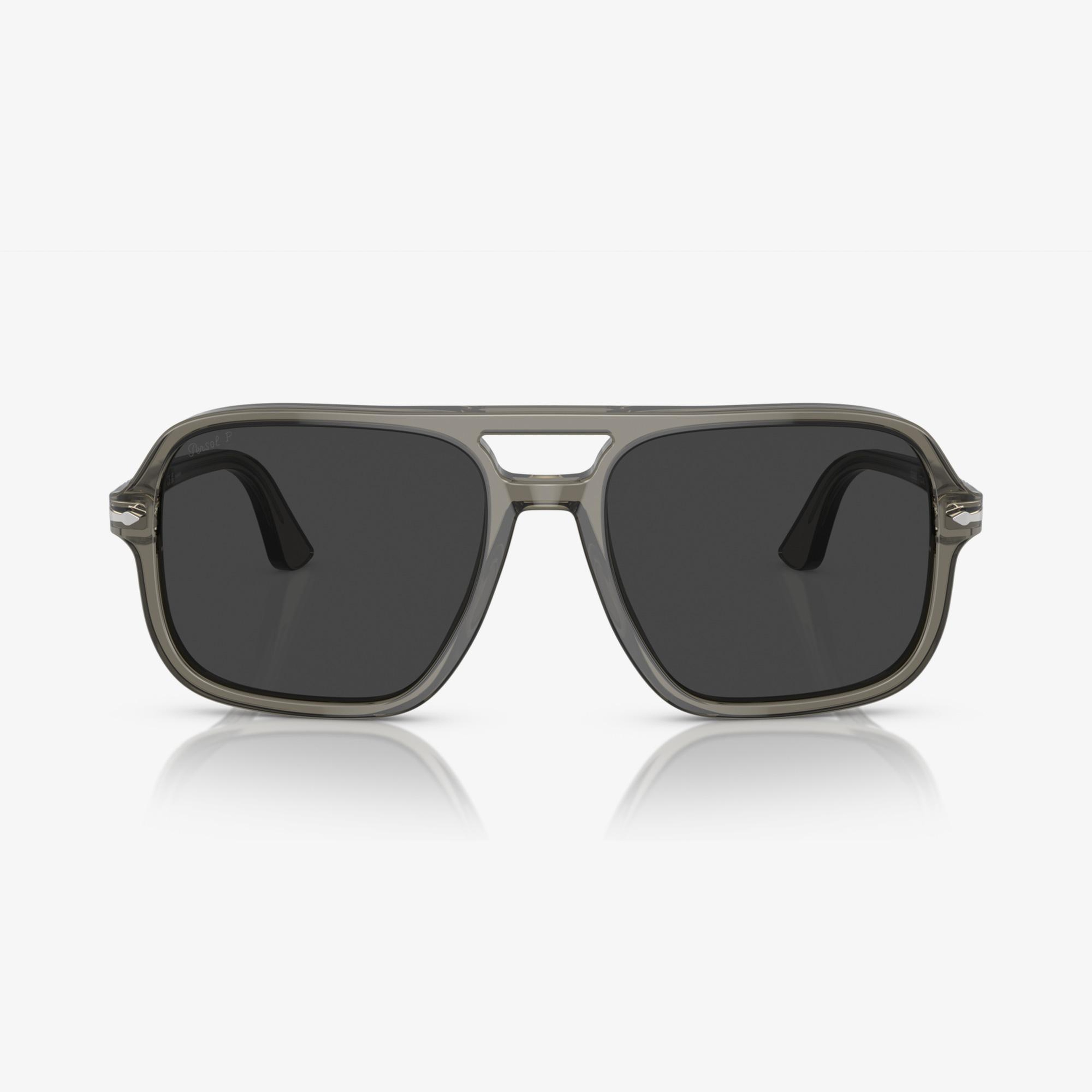 PERSOL 0PO3328S Acetate Erkek Gri Güneş Gözlüğü