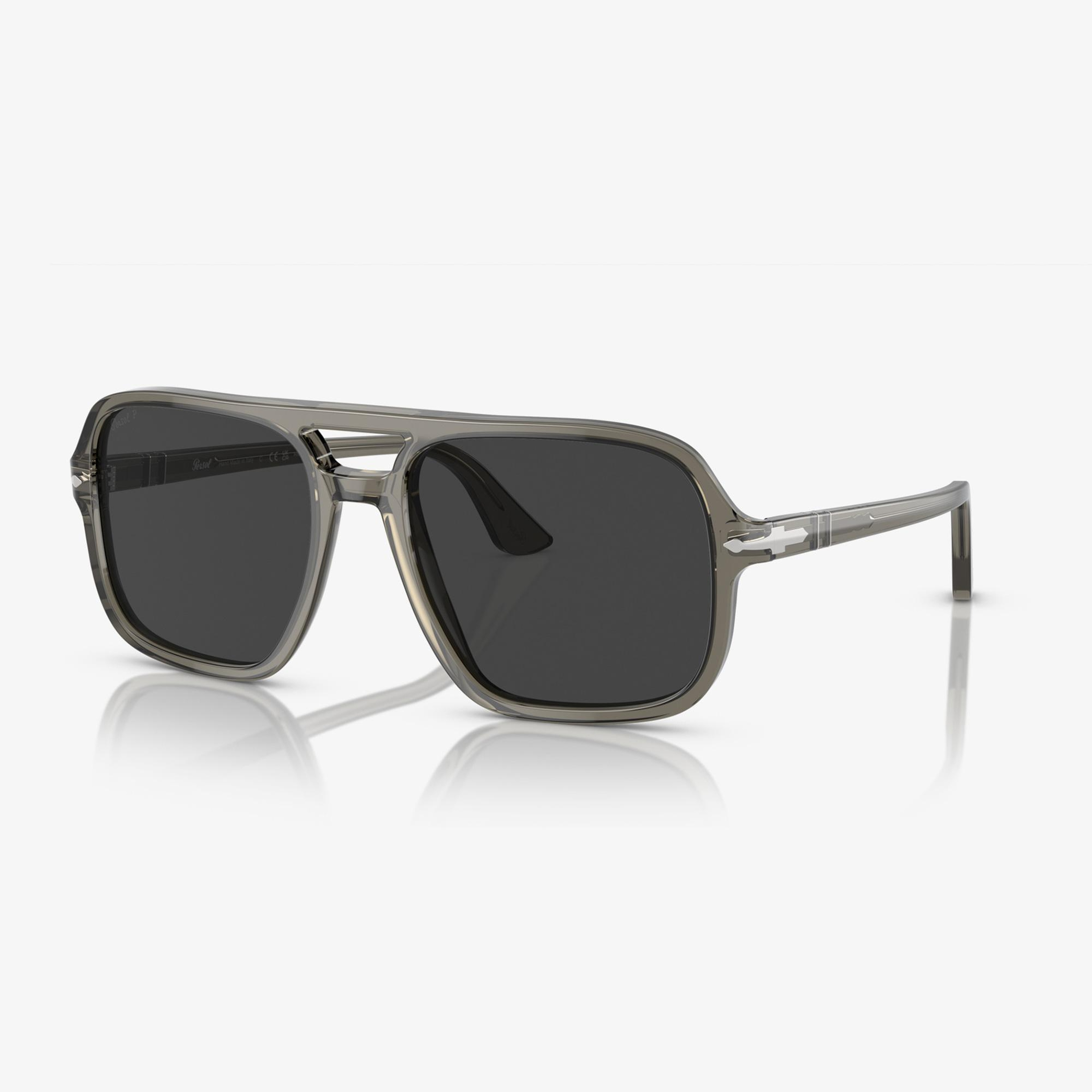 PERSOL 0PO3328S Acetate Erkek Gri Güneş Gözlüğü