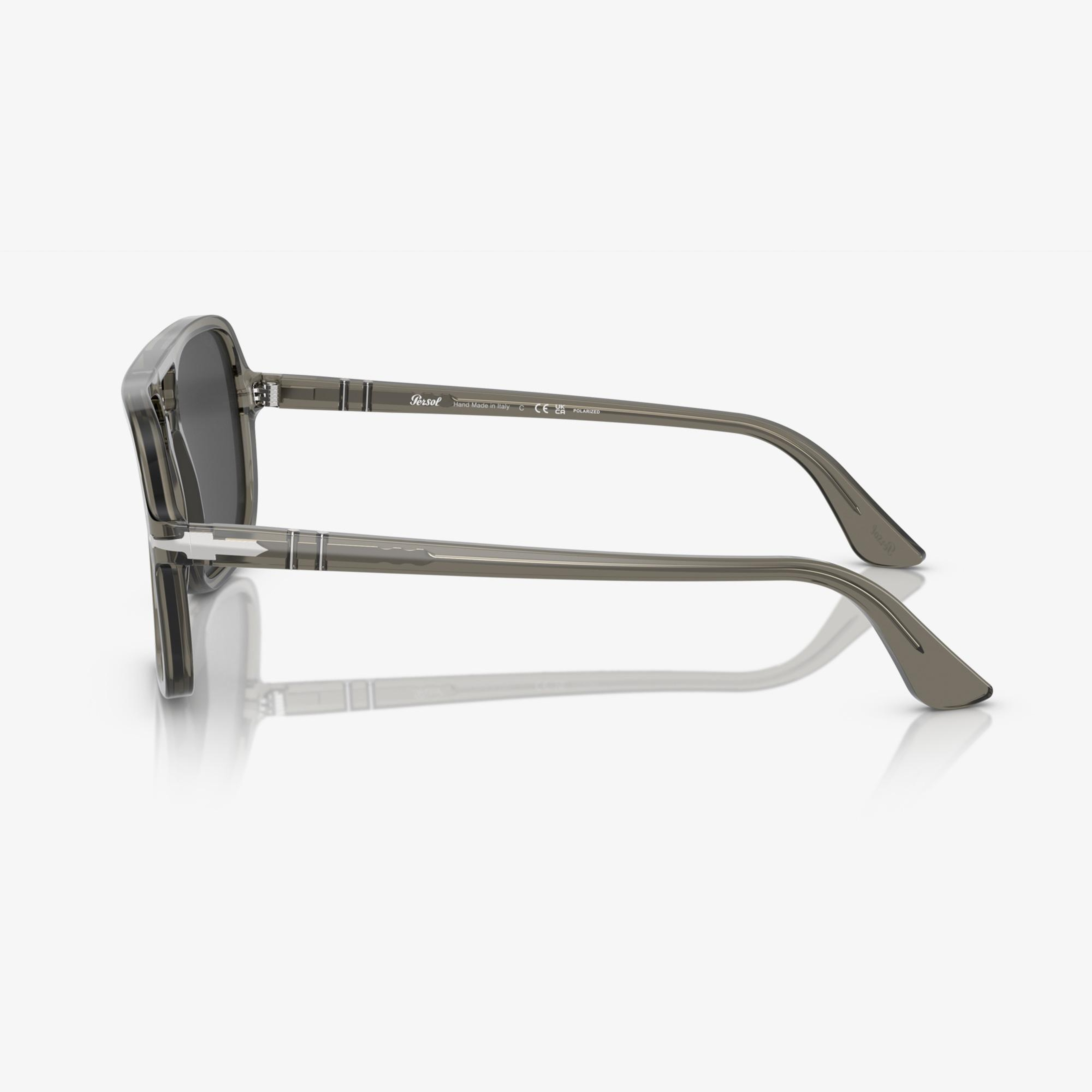 PERSOL 0PO3328S Acetate Erkek Gri Güneş Gözlüğü