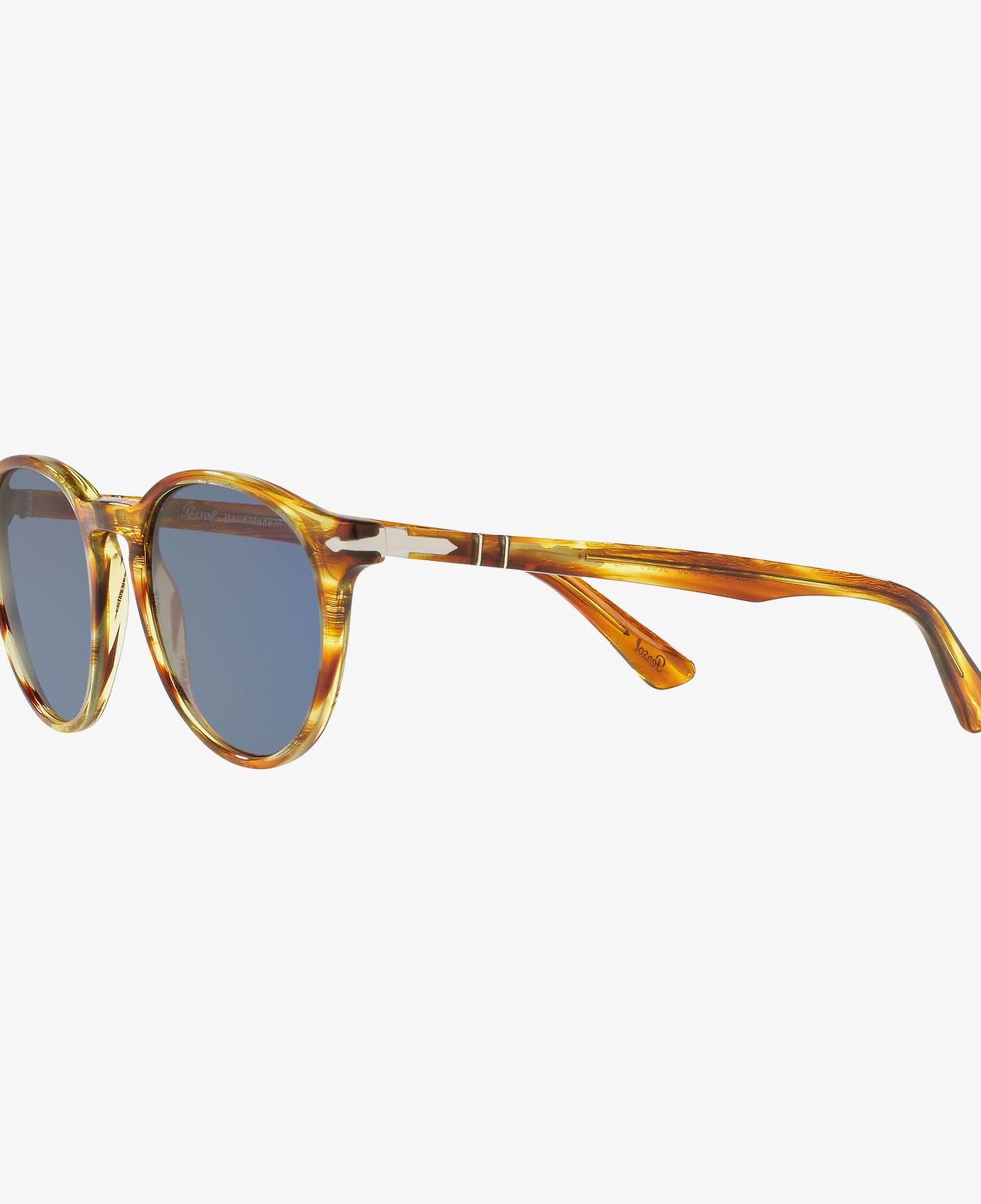 PERSOL 0PO3152S Erkek Striped Brown Yellow Güneş Gözlüğü