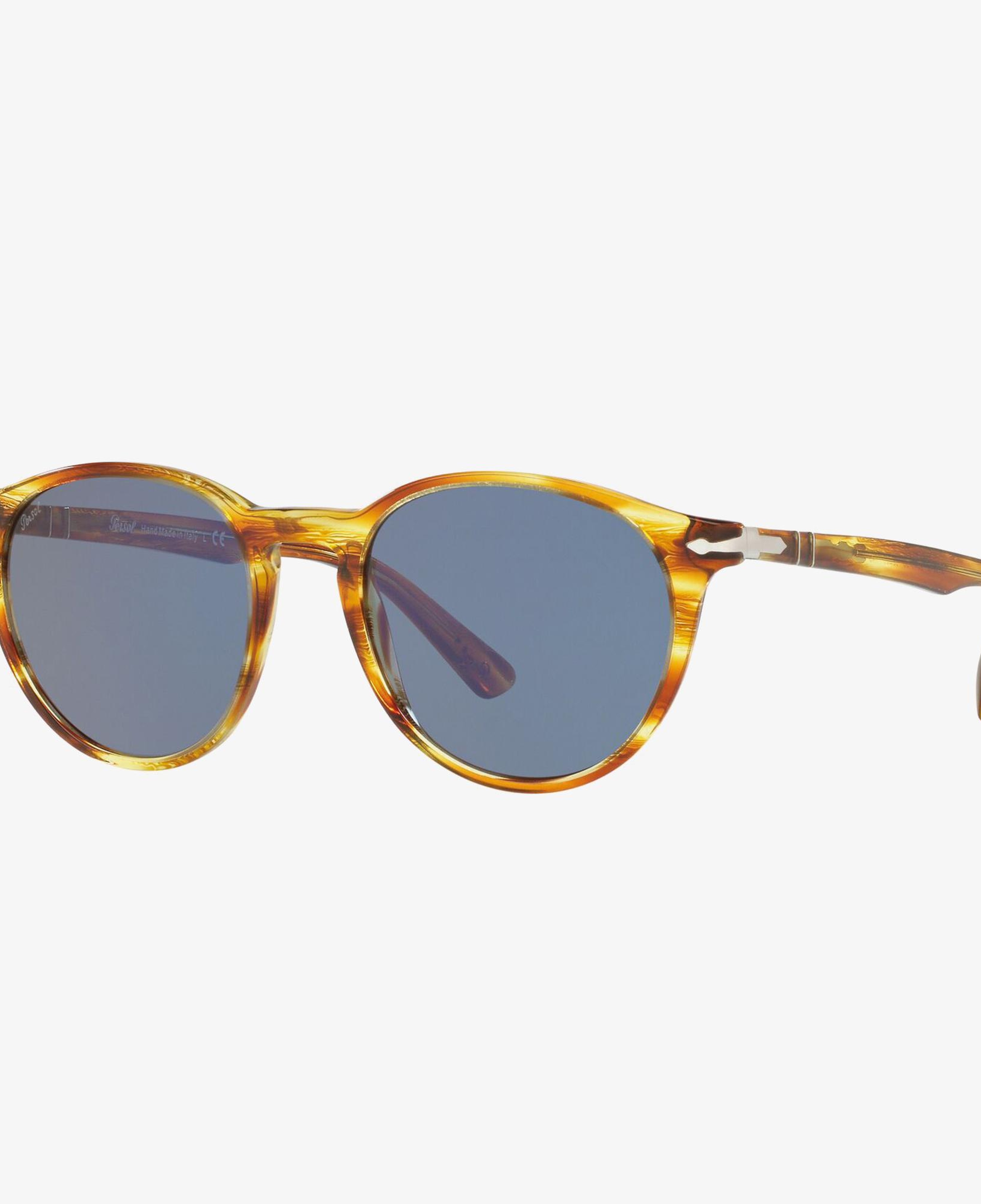 PERSOL 0PO3152S Erkek Striped Brown Yellow Güneş Gözlüğü