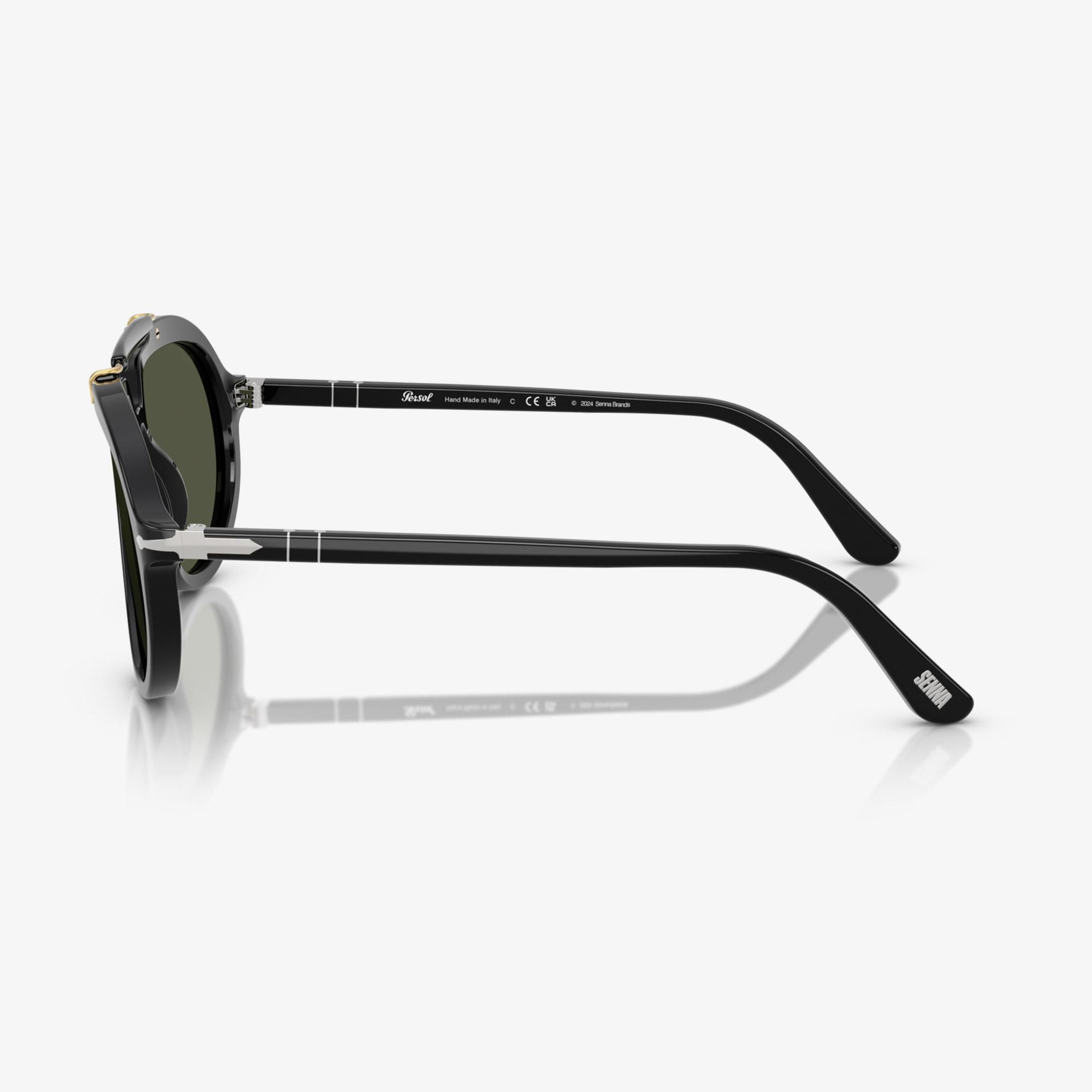 Persol PO0202S Unisex Siyah Güneş Gözlüğü