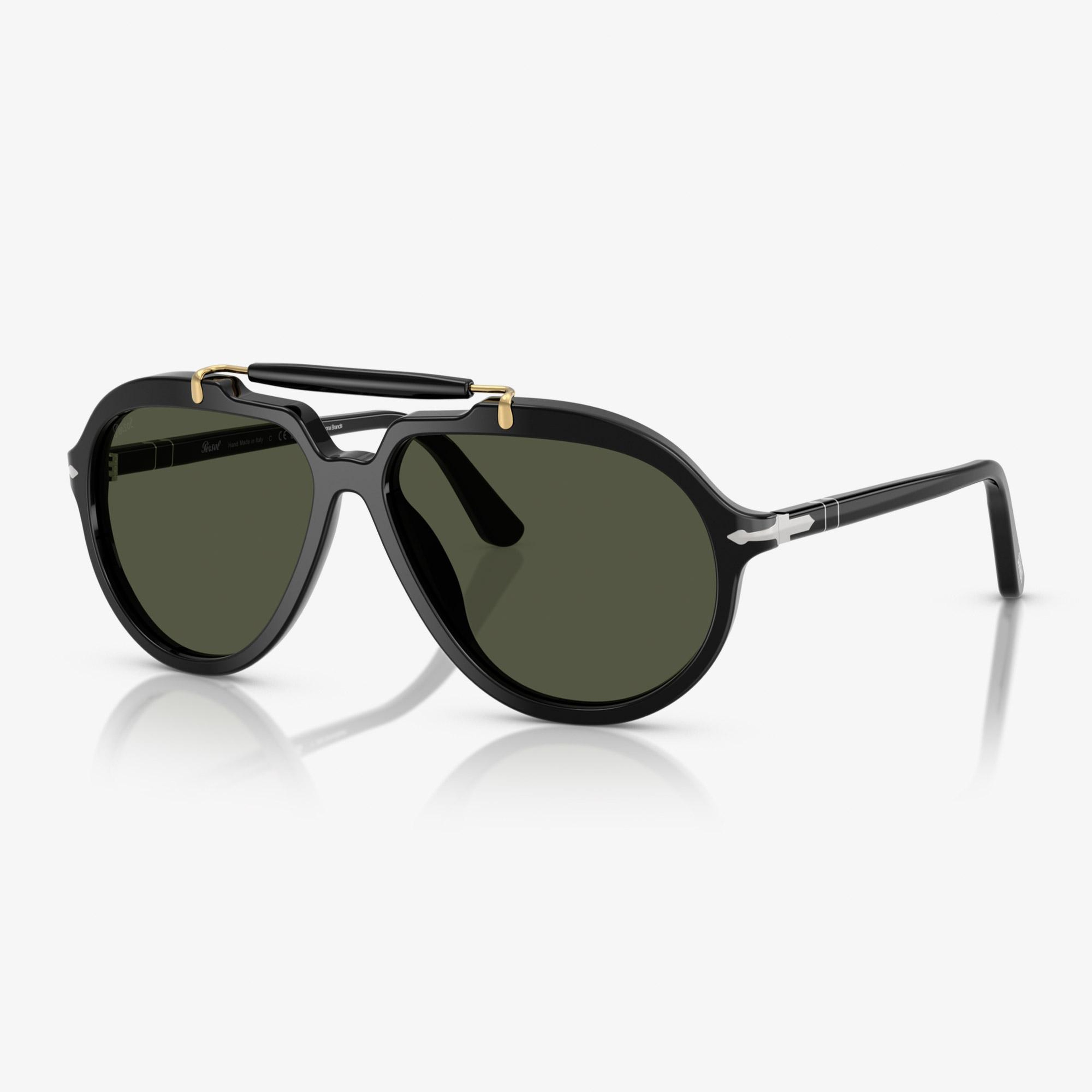 Persol PO0202S Unisex Siyah Güneş Gözlüğü