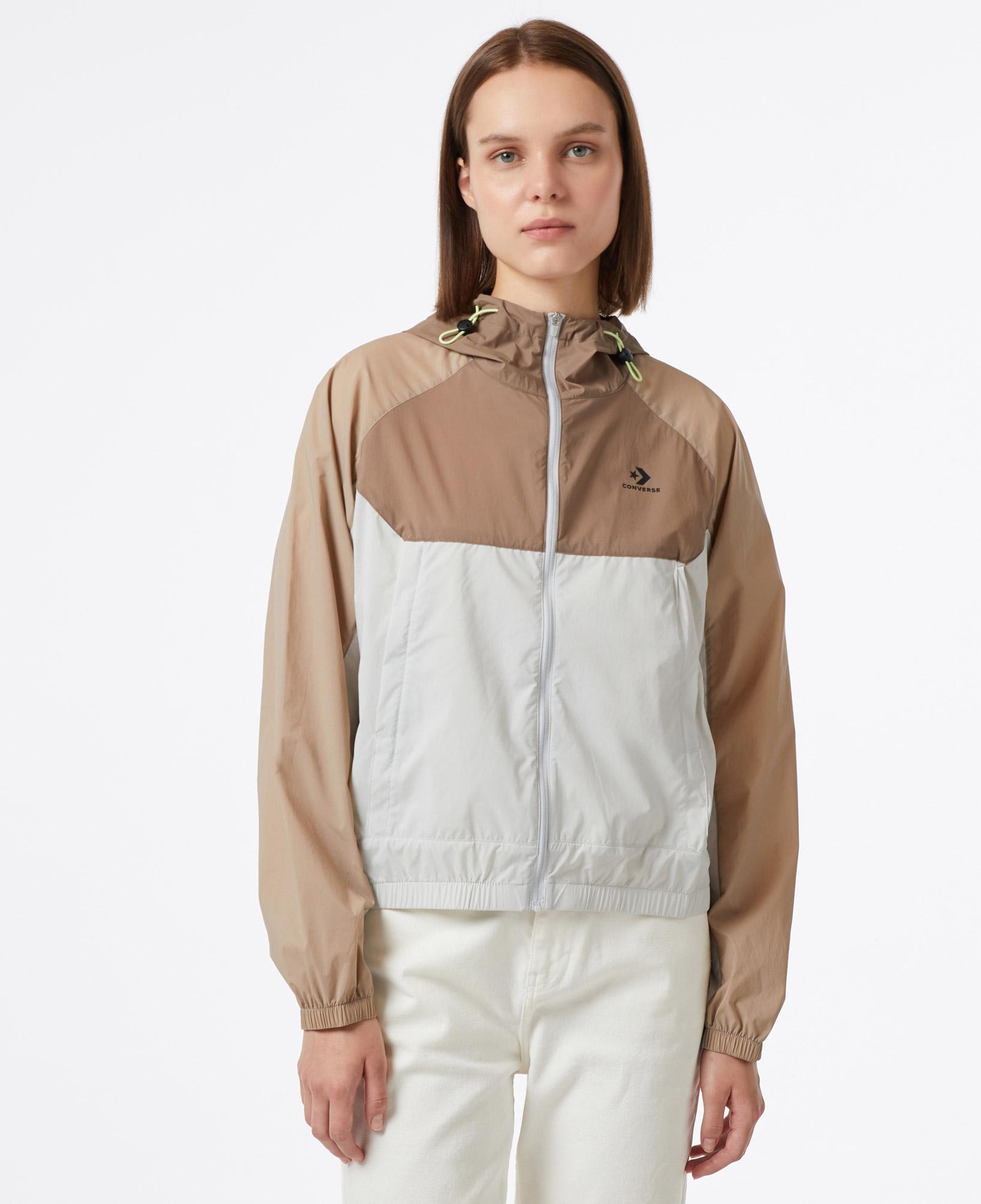 Converse Lightweight Windbreaker Kadın Kahverengi Ceket