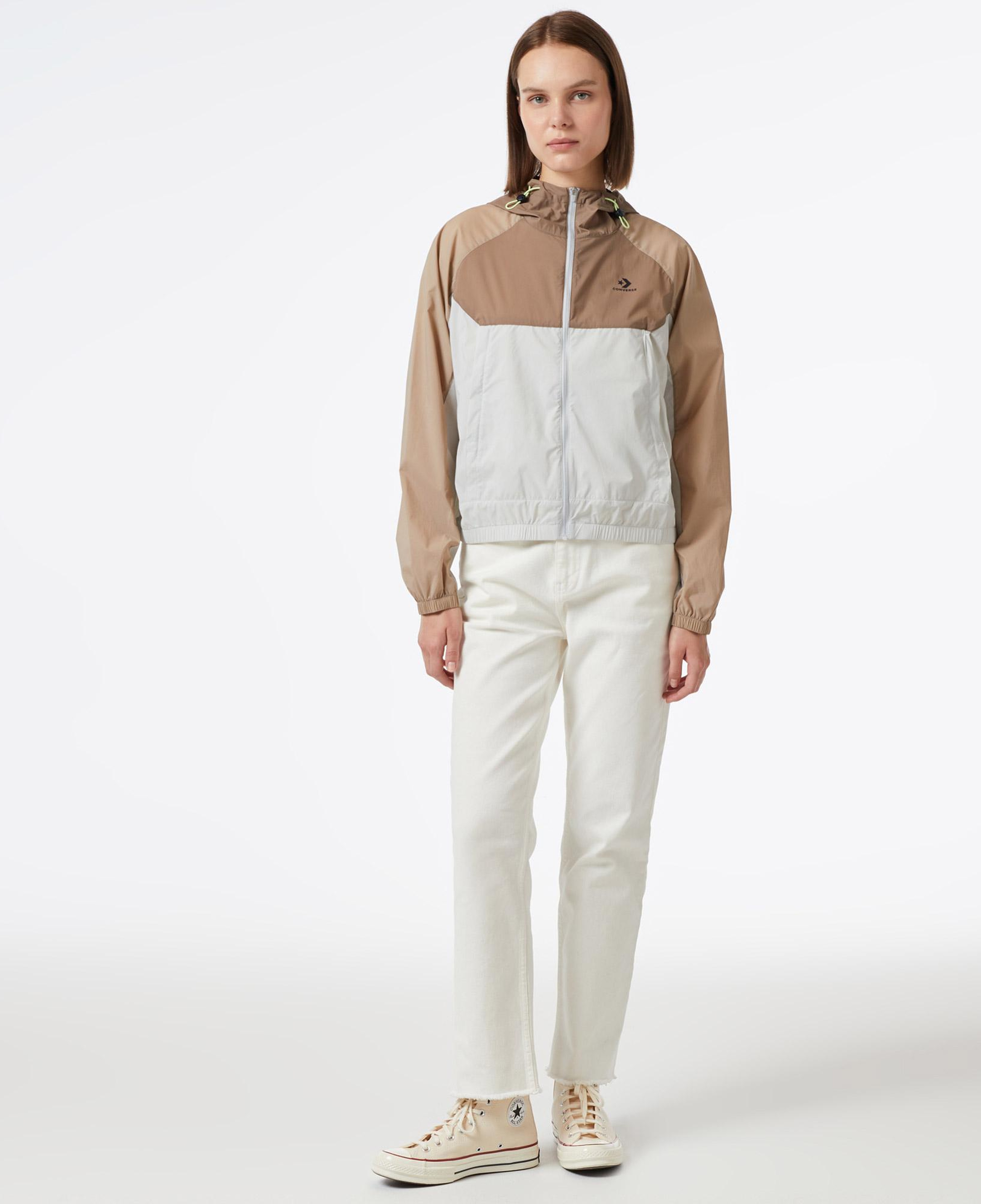 Converse Lightweight Windbreaker Kadın Kahverengi Ceket
