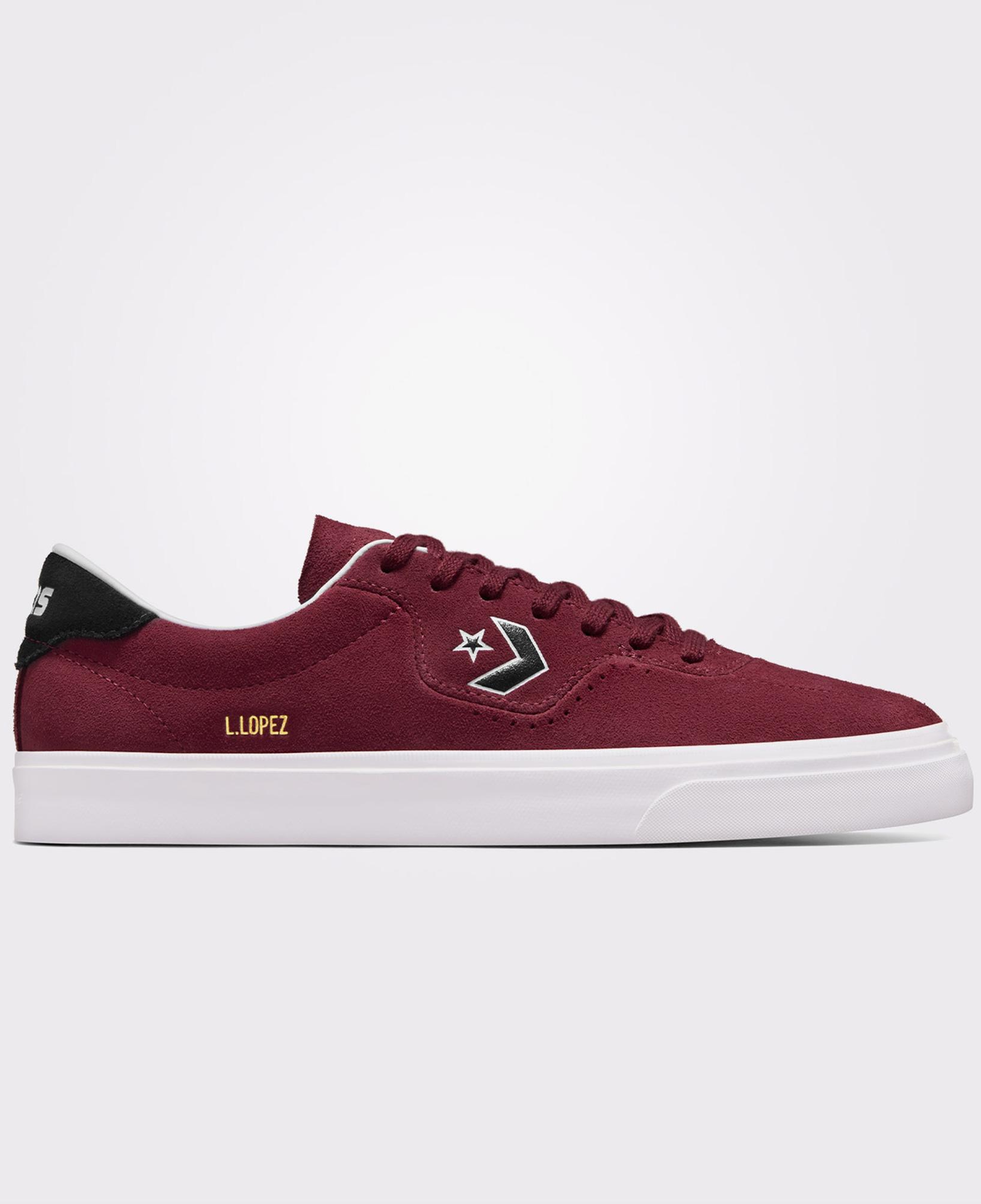 Converse Cons Louie Lopez Pro Suede Kadın Bordo Sneaker