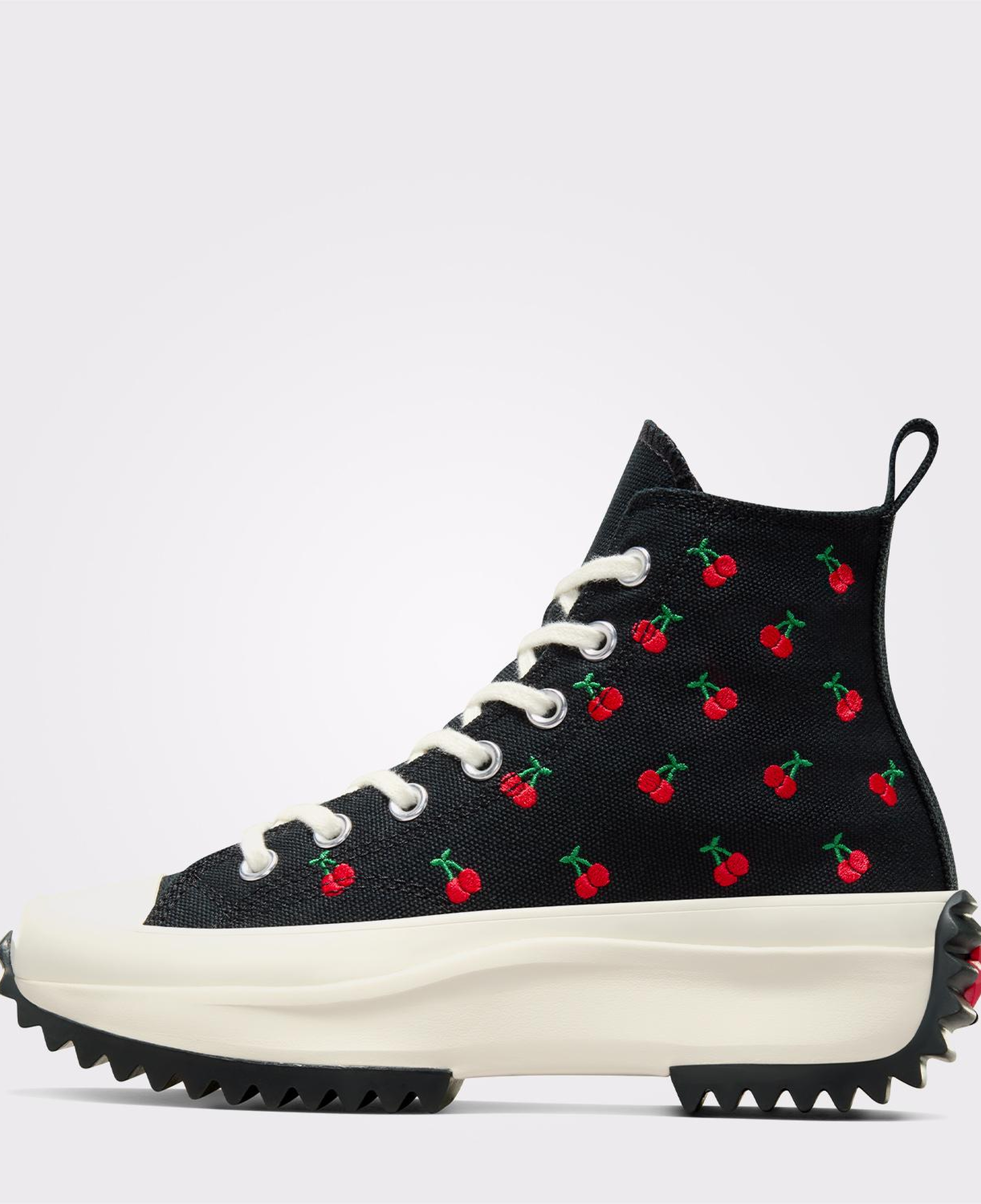 Converse Run Star Hike Platform Cherries Unisex Siyah Sneaker
