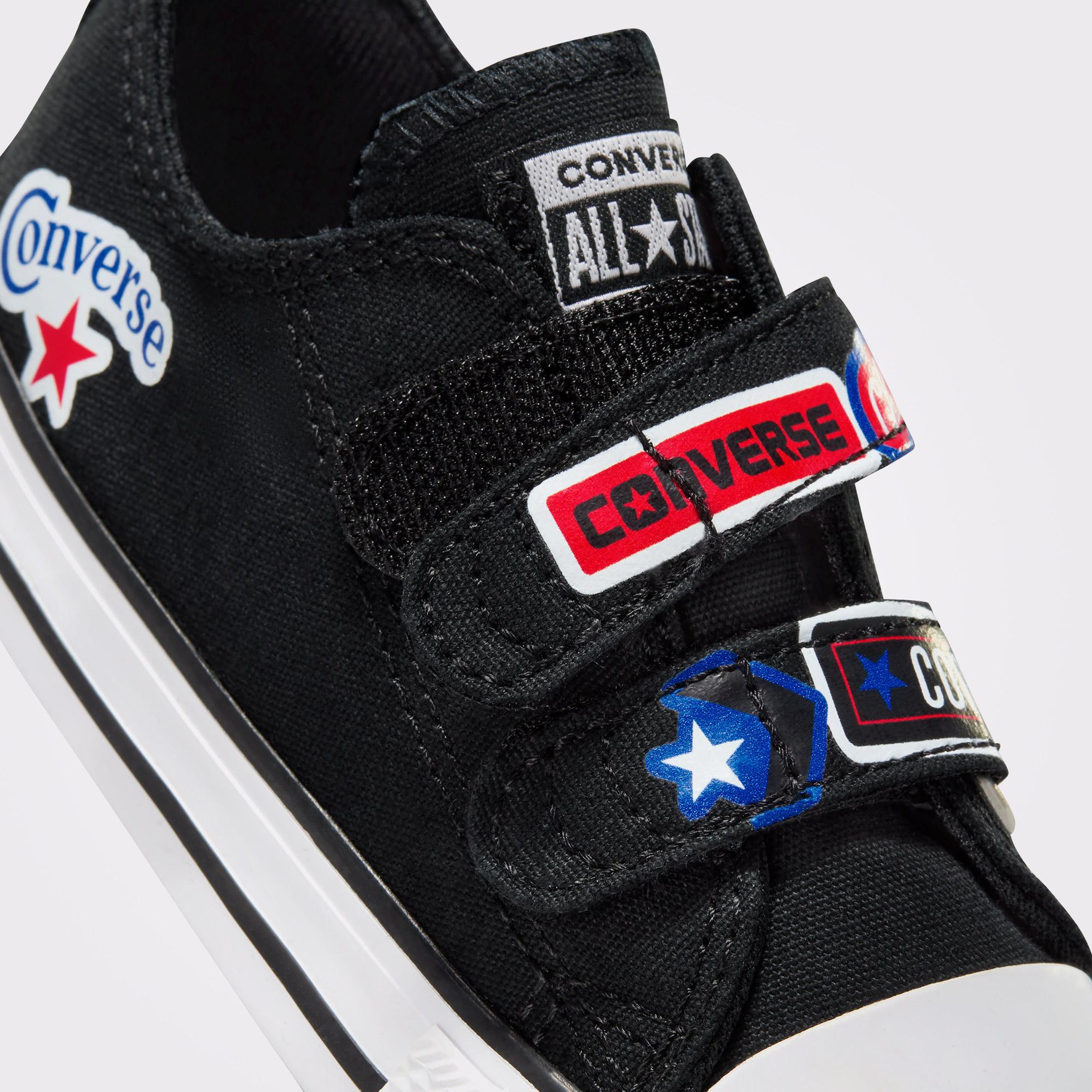 Converse Chuck Taylor All Star Easy On Sticker Stash Bebek Siyah Sneaker