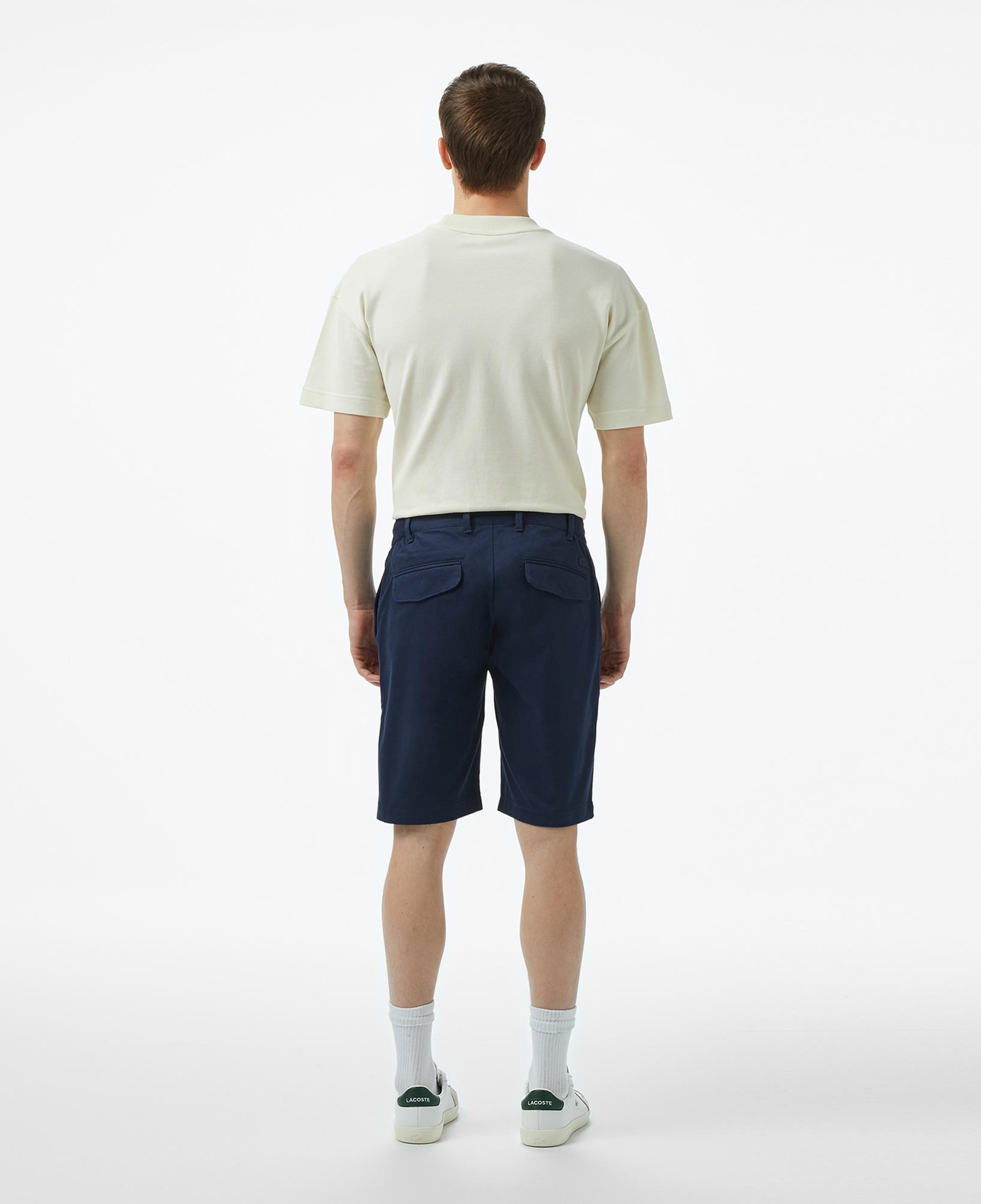 Erkek Tapered Fit Lacivert Bermuda Şort