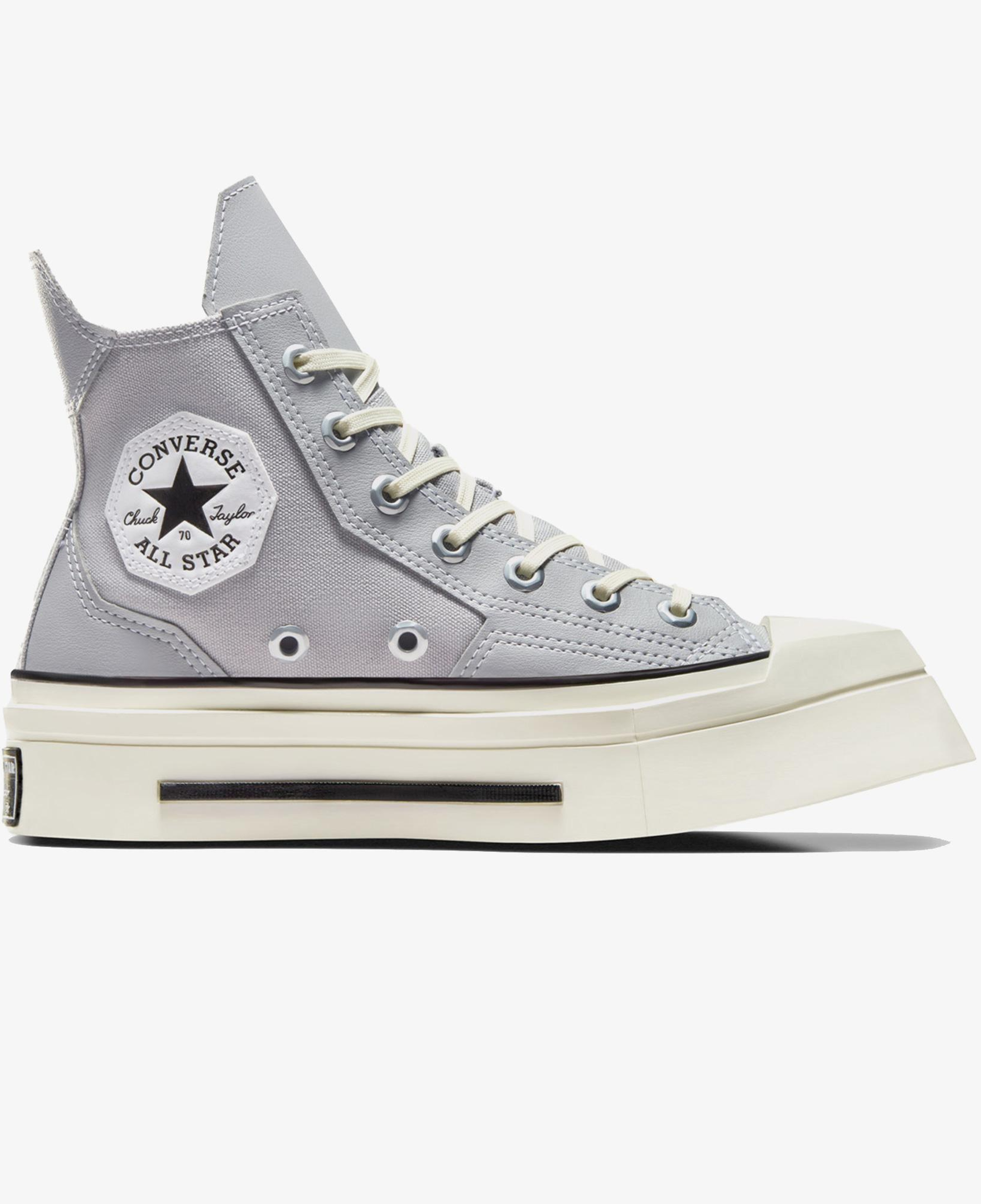 Converse Chuck 70 De Luxe Squared Unisex Gri Platform Sneaker