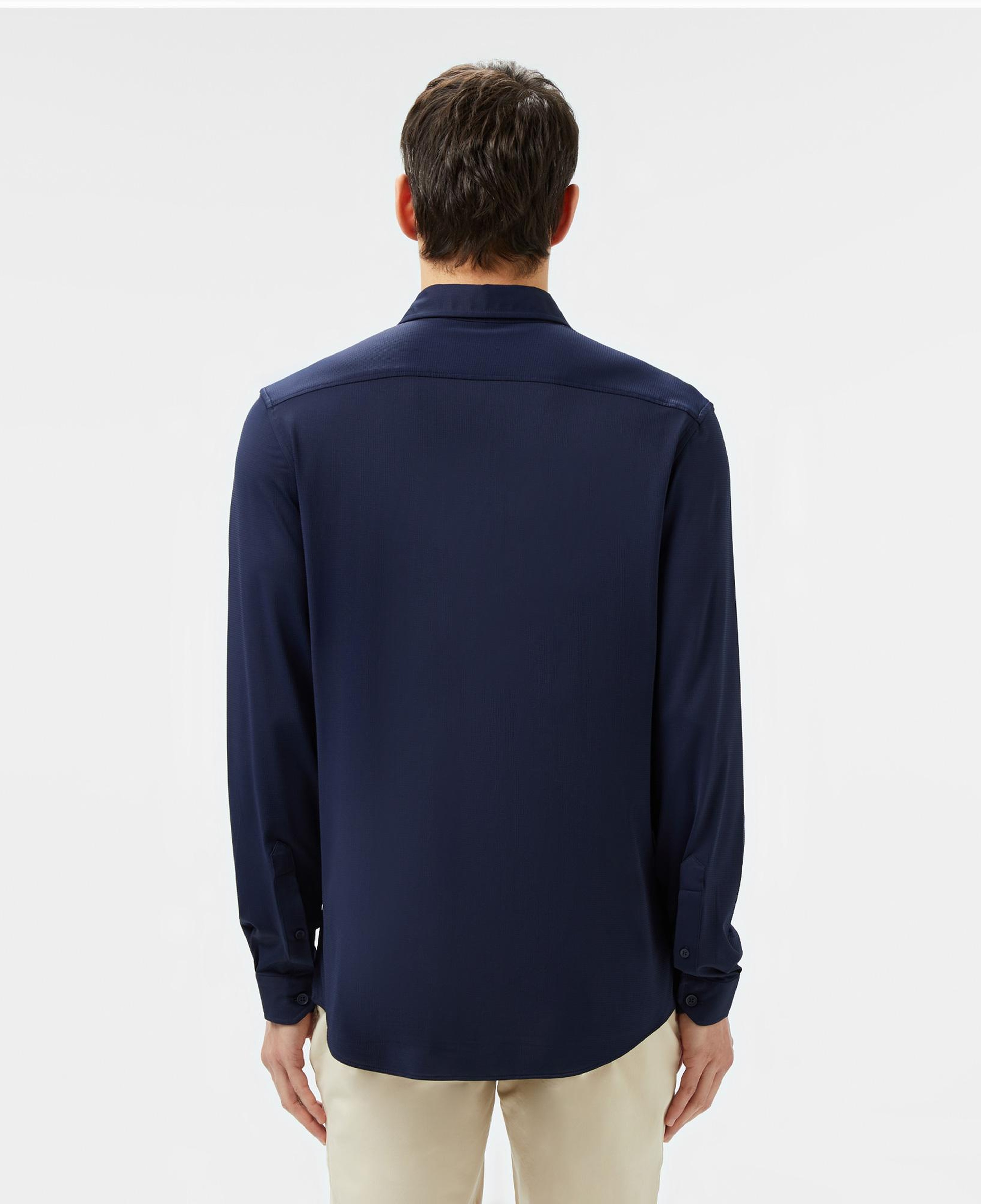 Erkek Slim Fit Lacivert Gömlek
