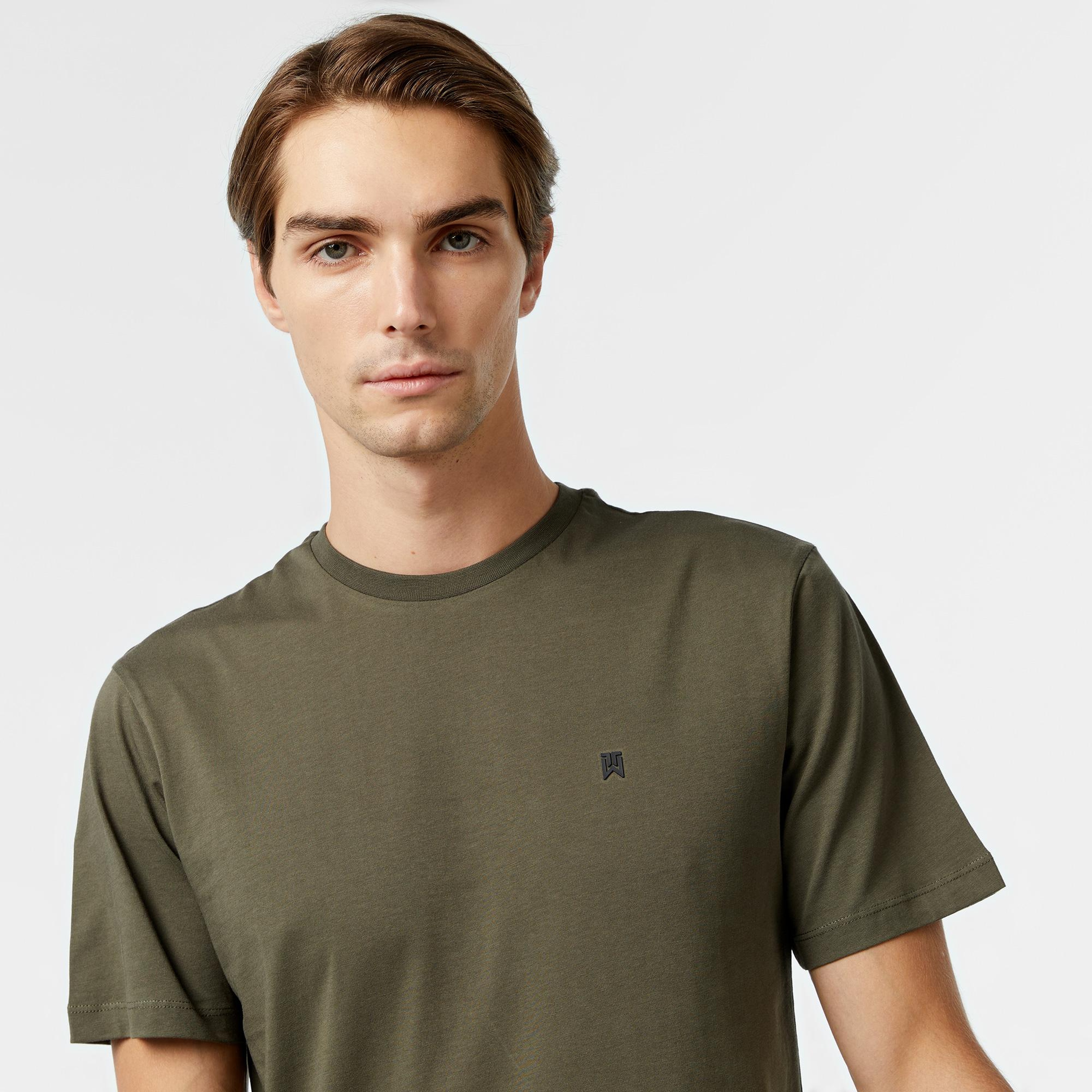 Tactical Wolves Classic Erkek Yeşil Günlük T-Shirt