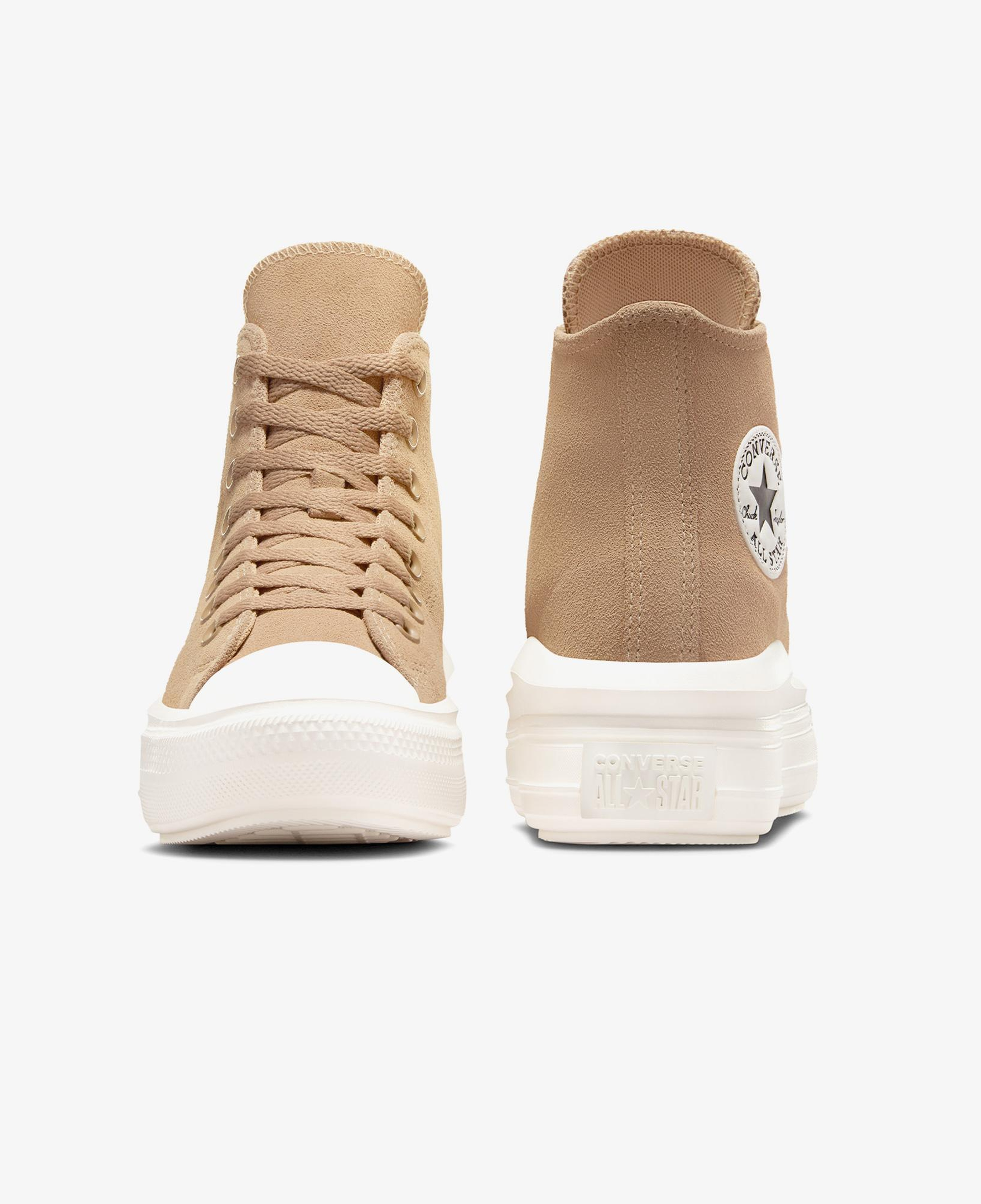 Converse Chuck Taylor All Star Move Platform Unisex Kahverengi Süet Sneaker
