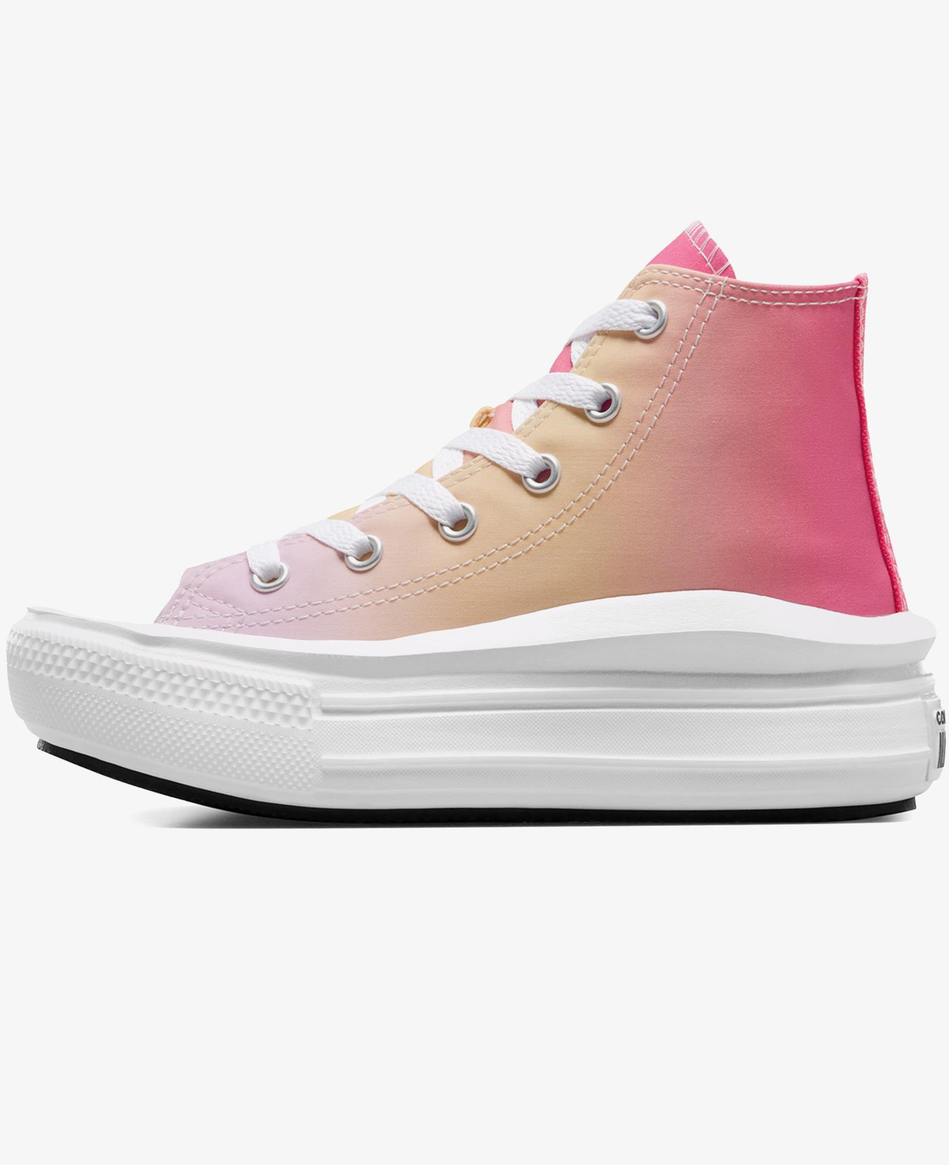 Converse Chuck Taylor All Star Move Çocuk Pembe Platform Sneaker