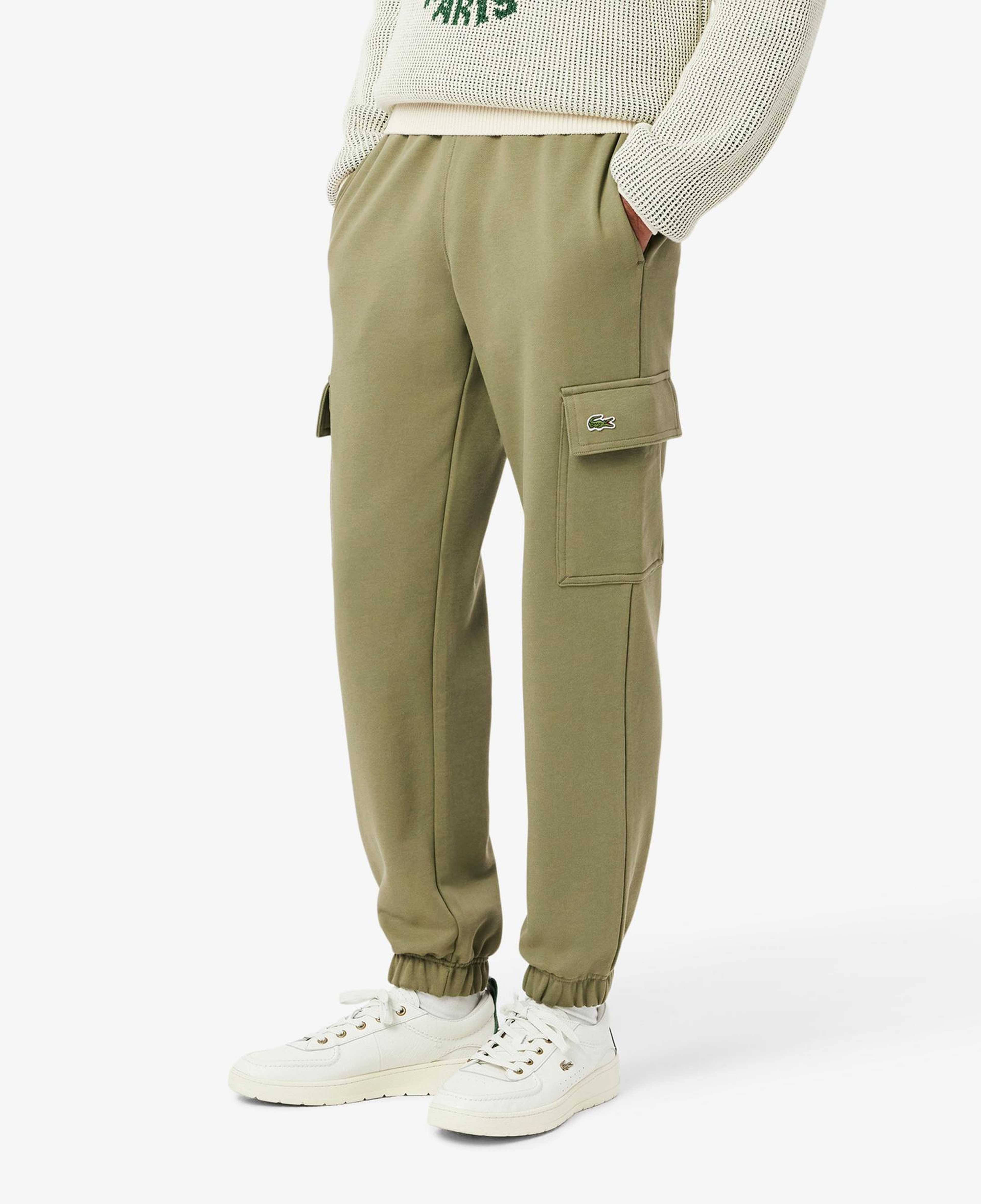 Lacoste Fleece Cargo Erkek Yeşil Eşofman Altı
