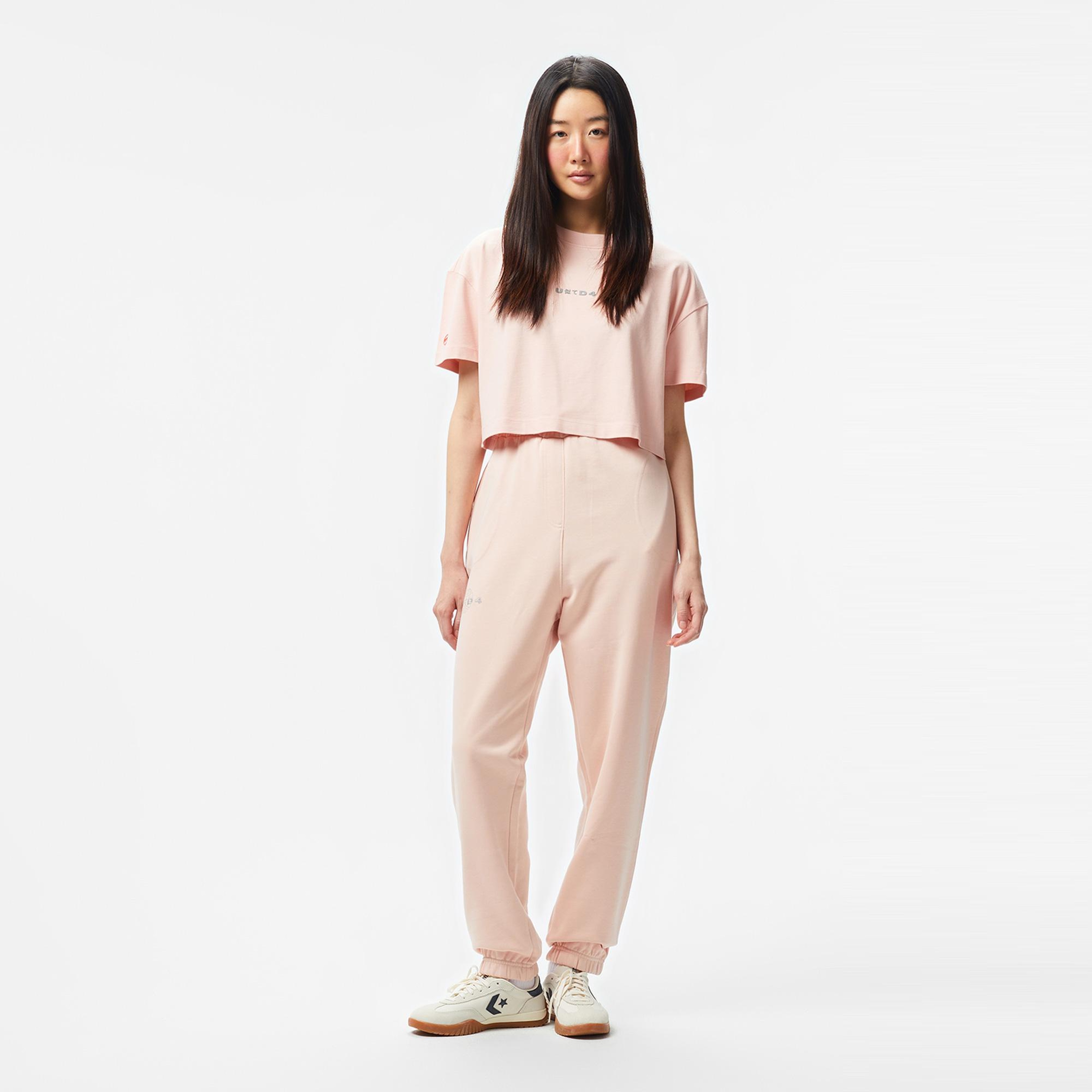 UNITED4 Comfort Flare Kadın Pembe Eşofman Altı