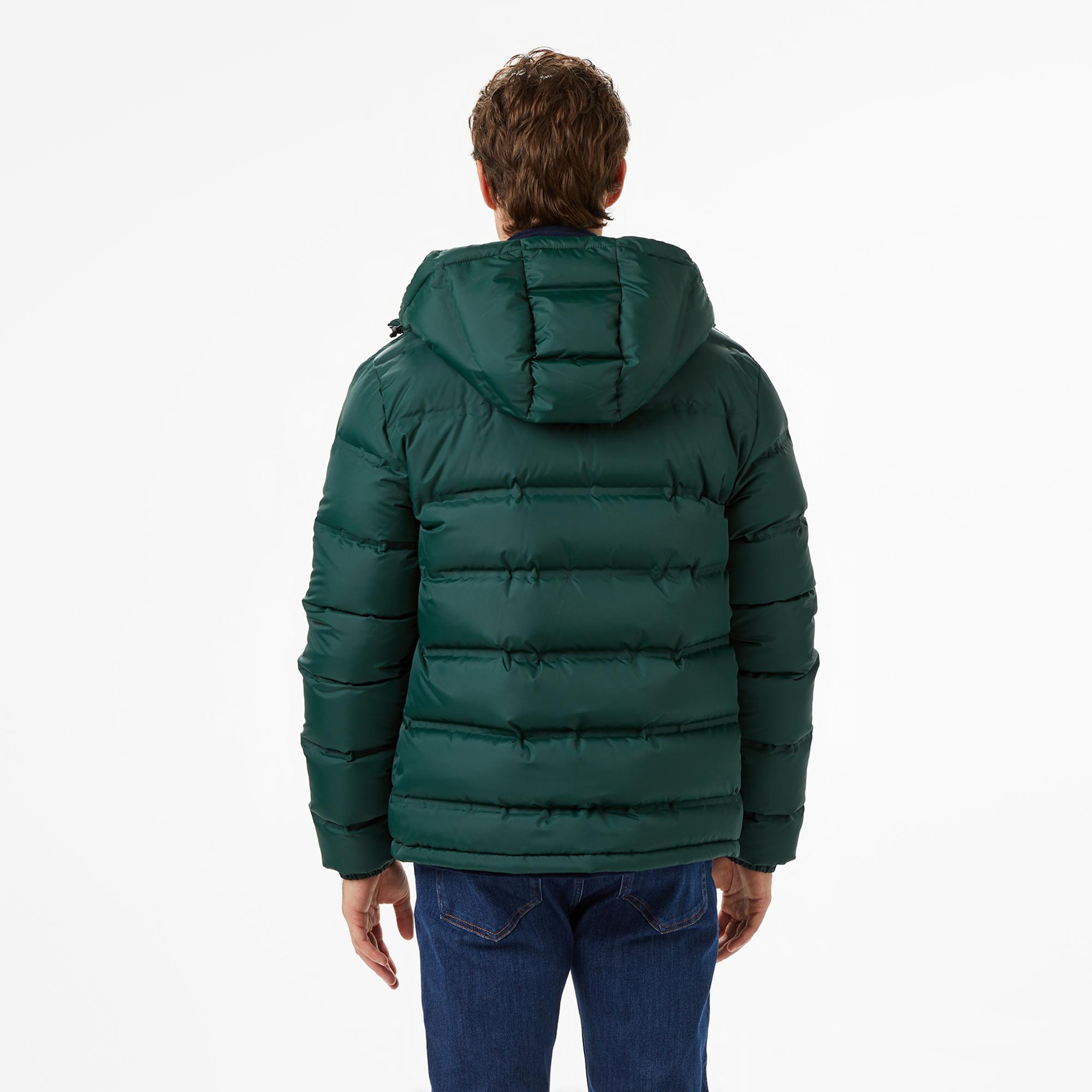 Lacoste Erkek Regular Fit Koyu Yeşil Mont