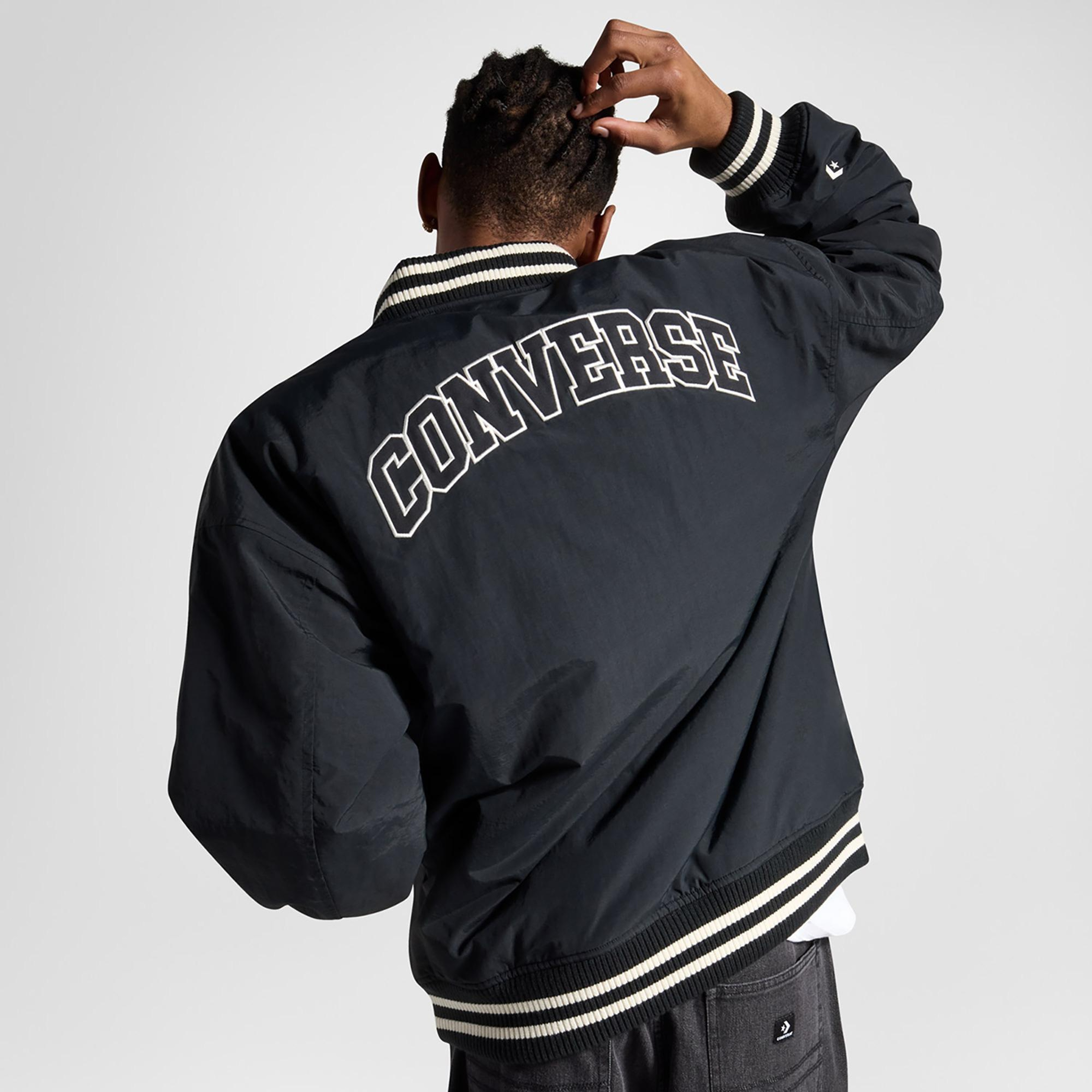 Converse Classic Bomber Erkek Siyah Ceket