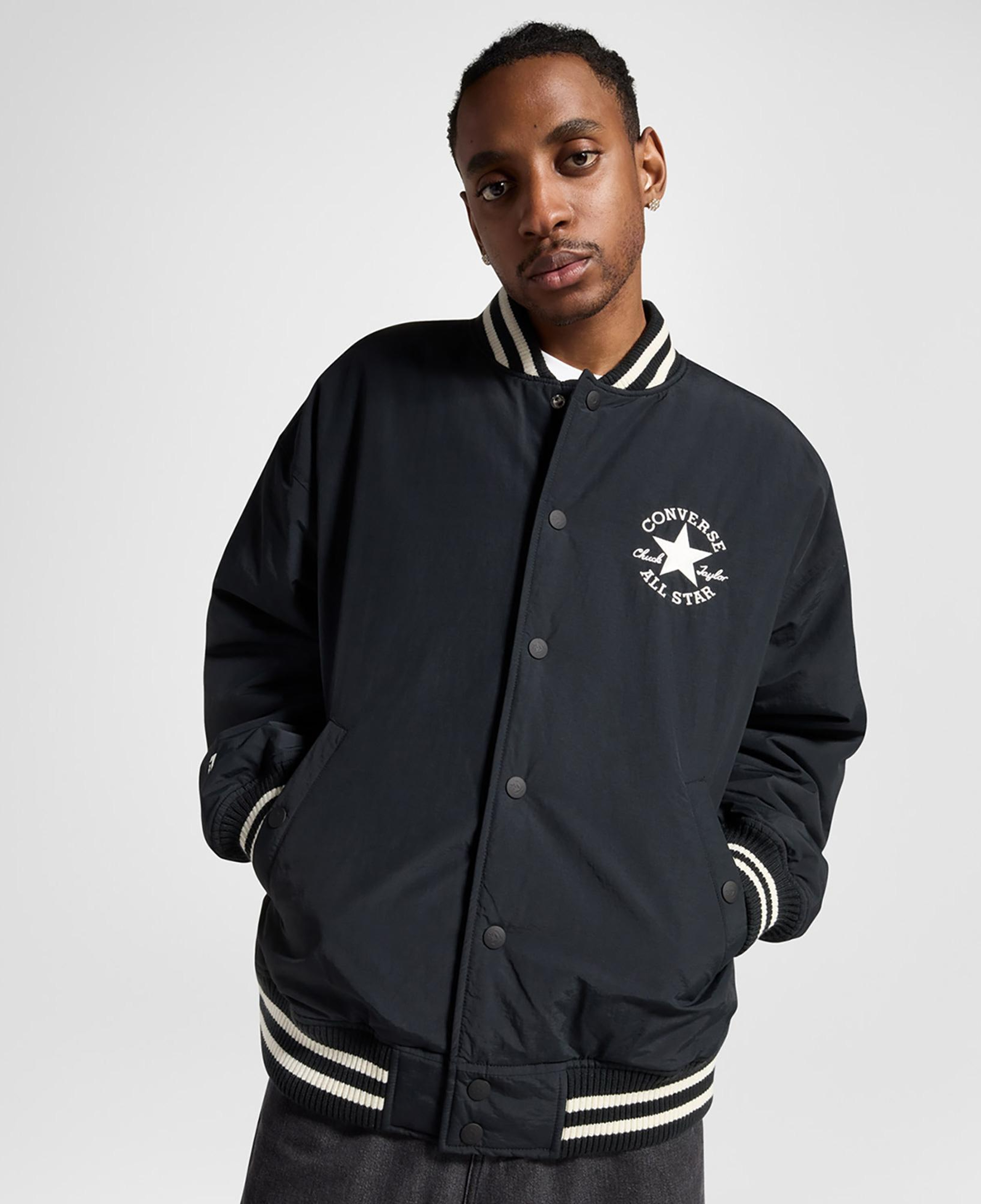 Converse Classic Bomber Erkek Siyah Ceket