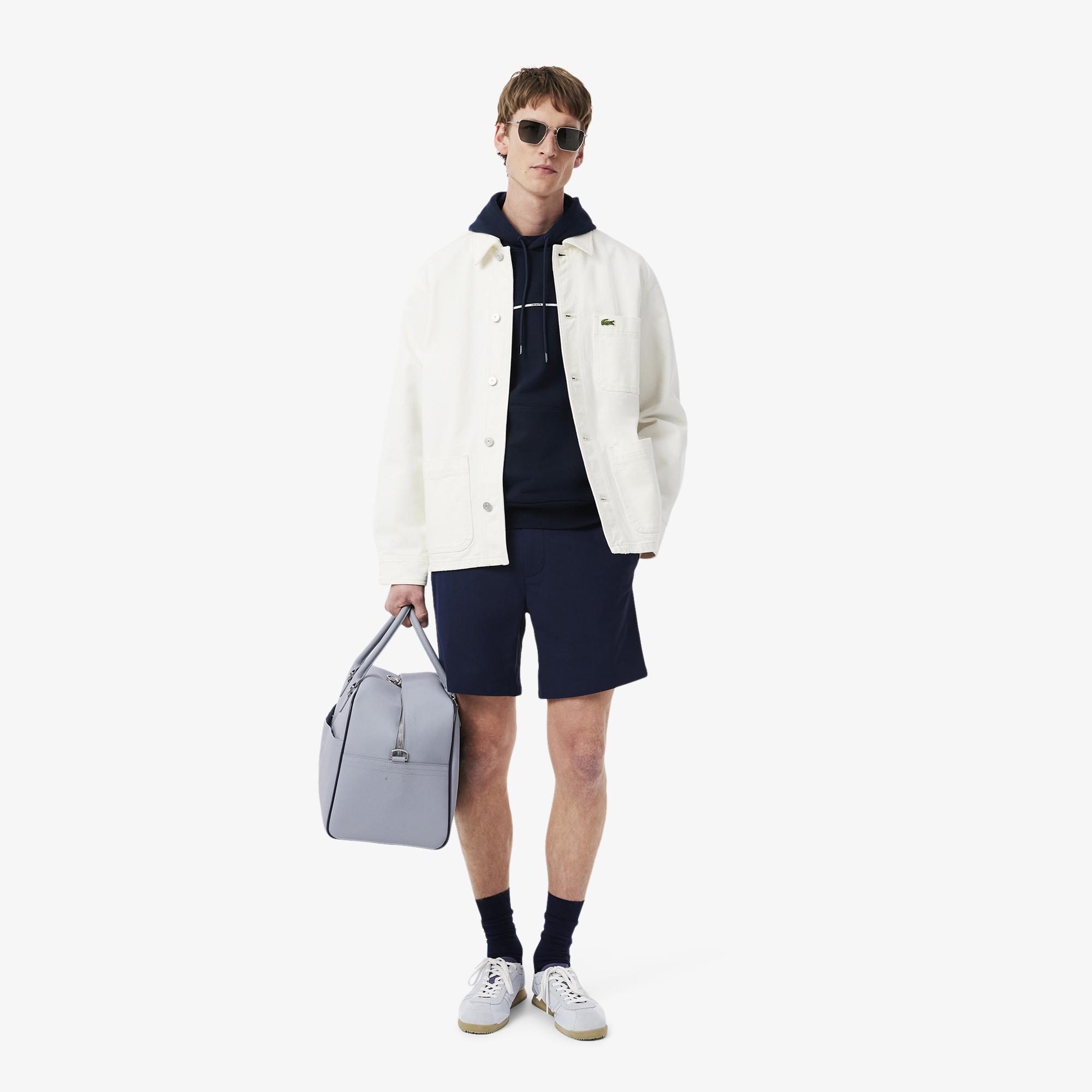 Erkek Classic Fit Kapüşonlu Lacivert Sweatshirt