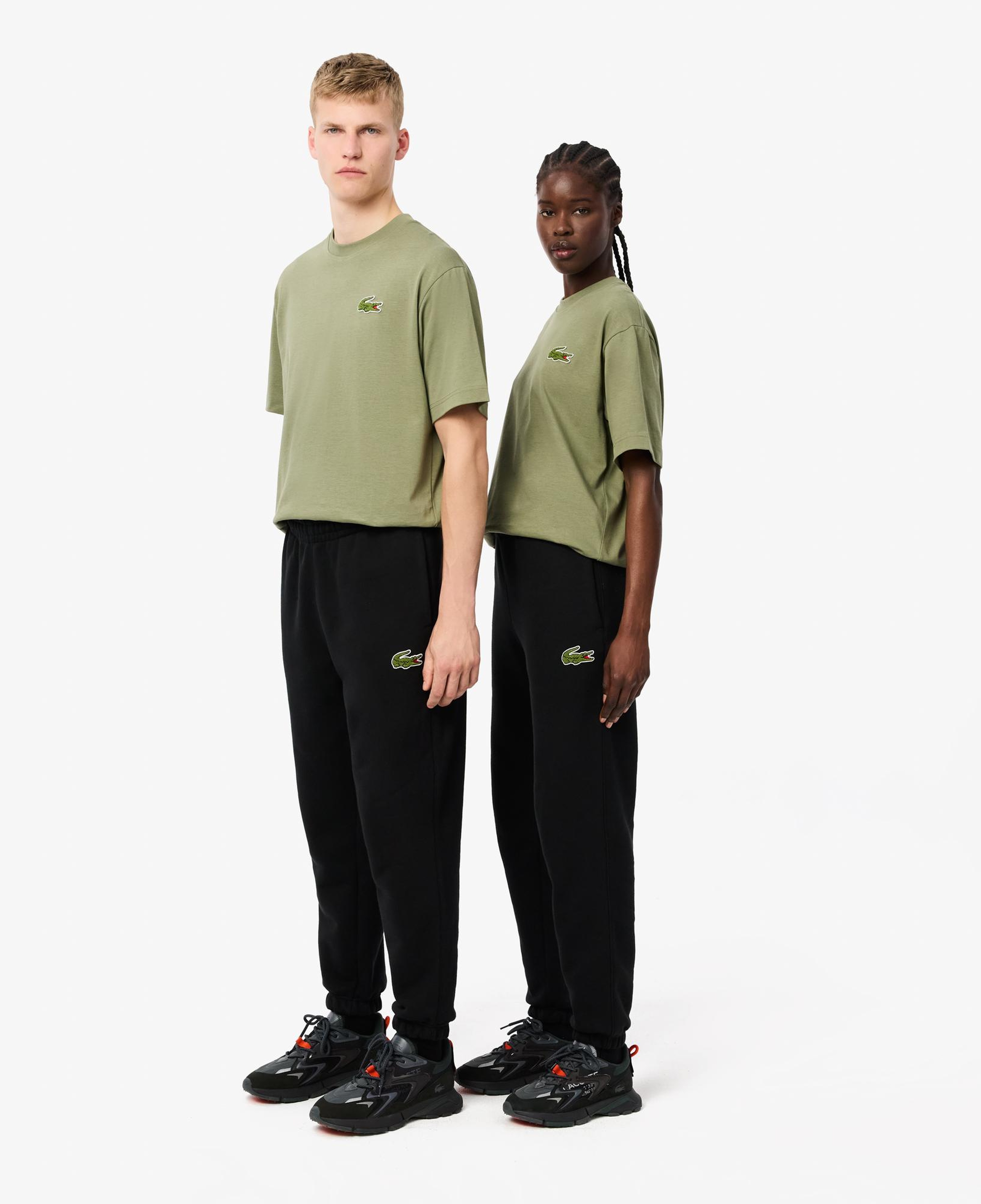 Lacoste Relaxed Fit Unisex Siyah Eşofman Altı