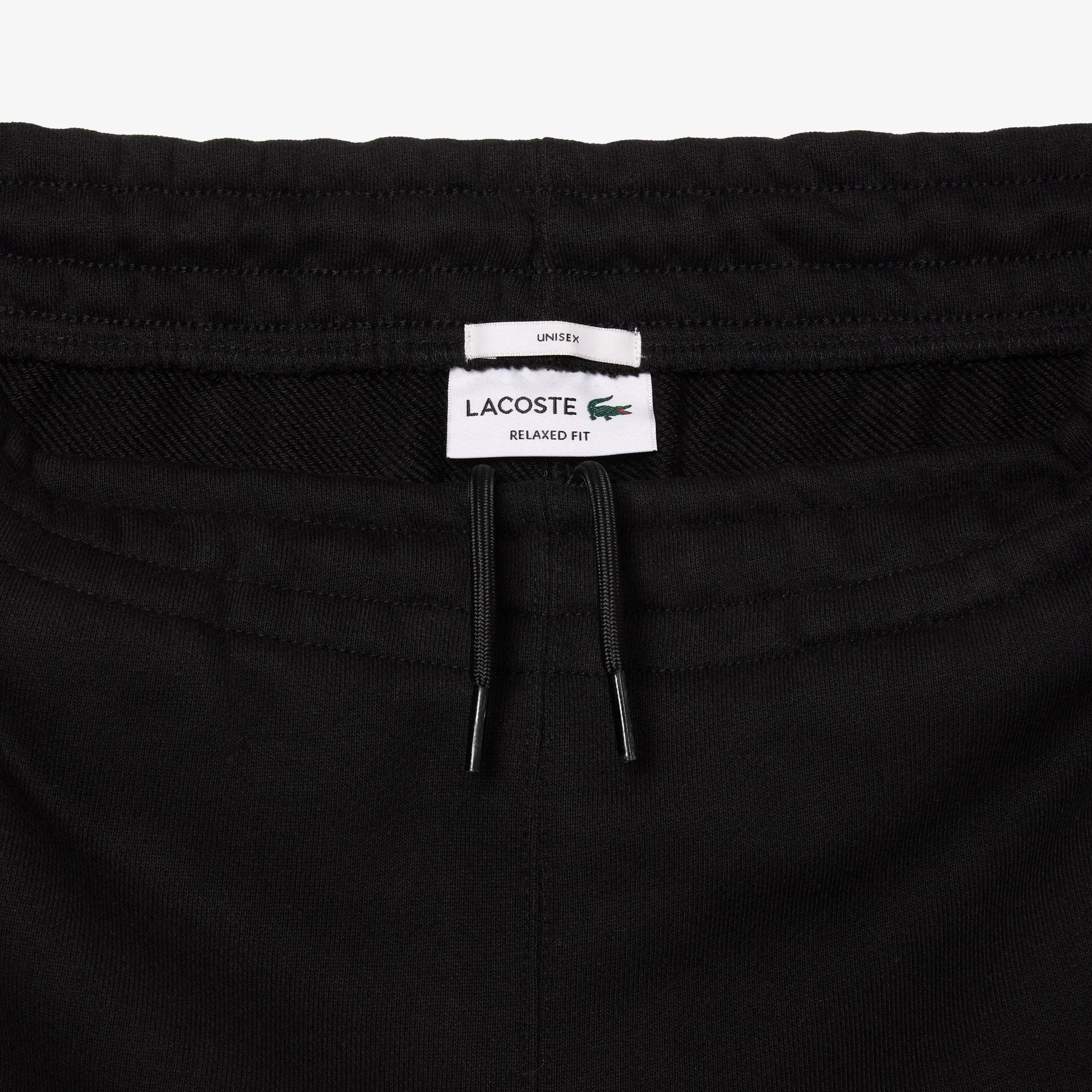 Lacoste Relaxed Fit Unisex Siyah Eşofman Altı