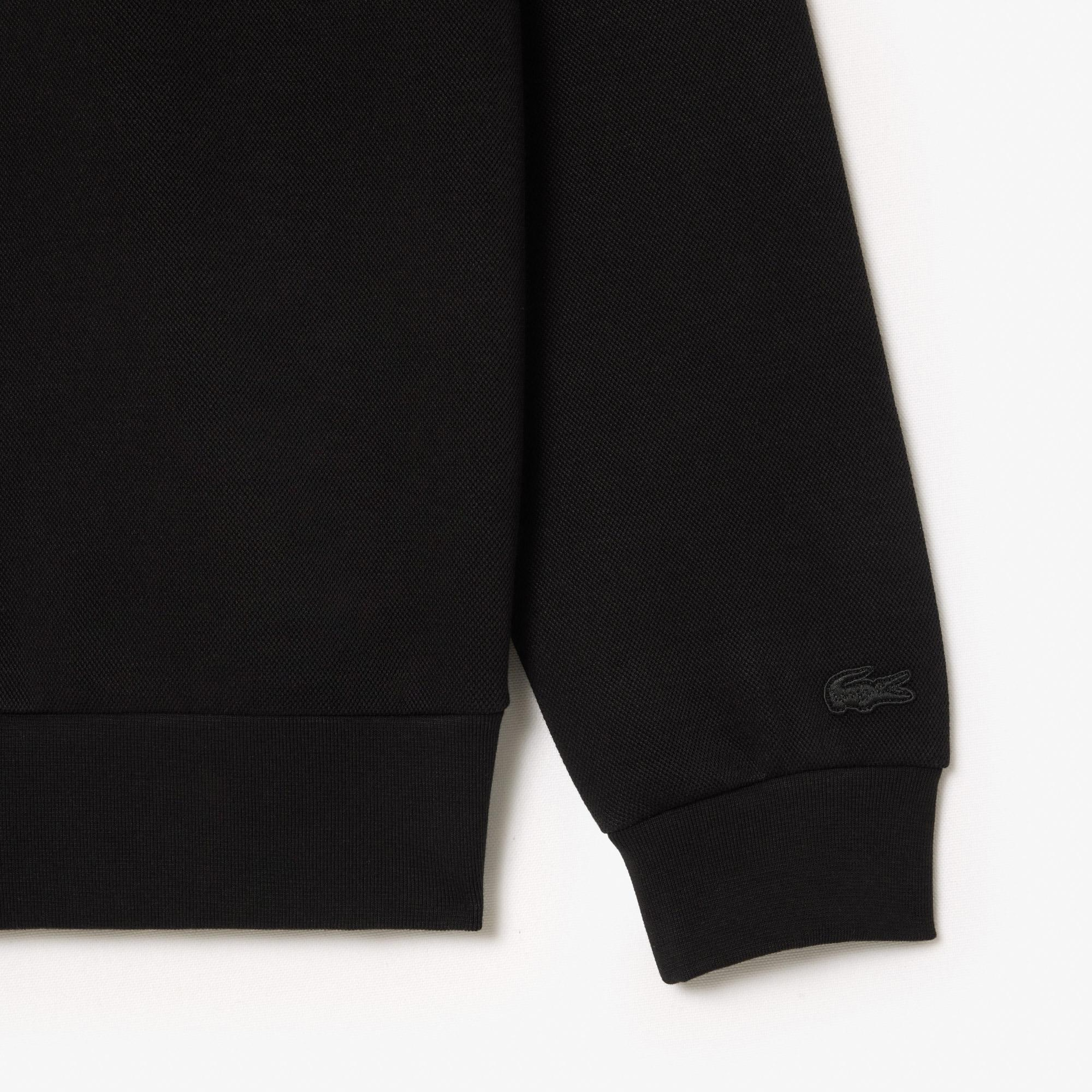Erkek Classic Fit Bisiklet Yaka Siyah Sweatshirt