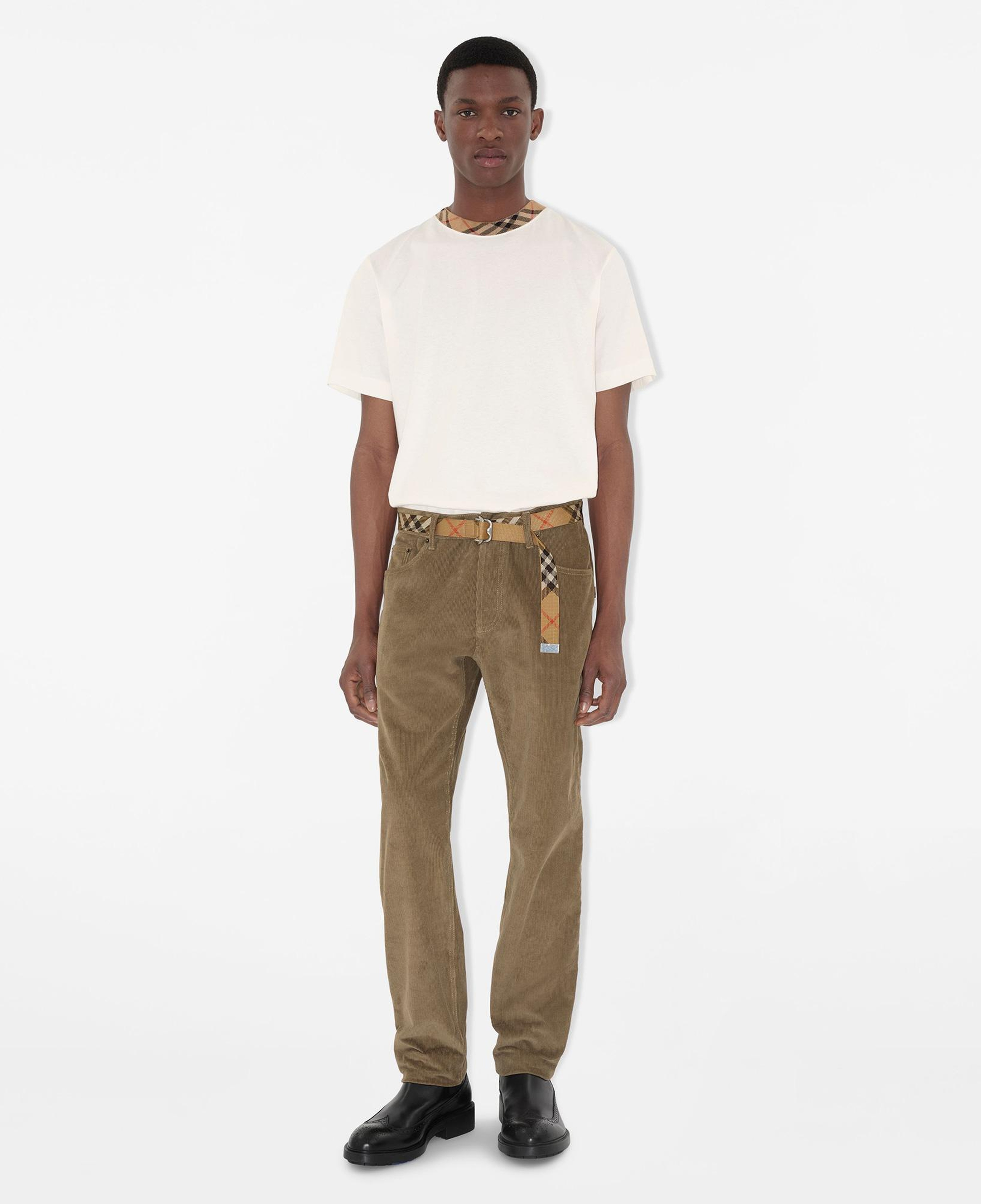 Burberry Erkek Mavi Pantolon