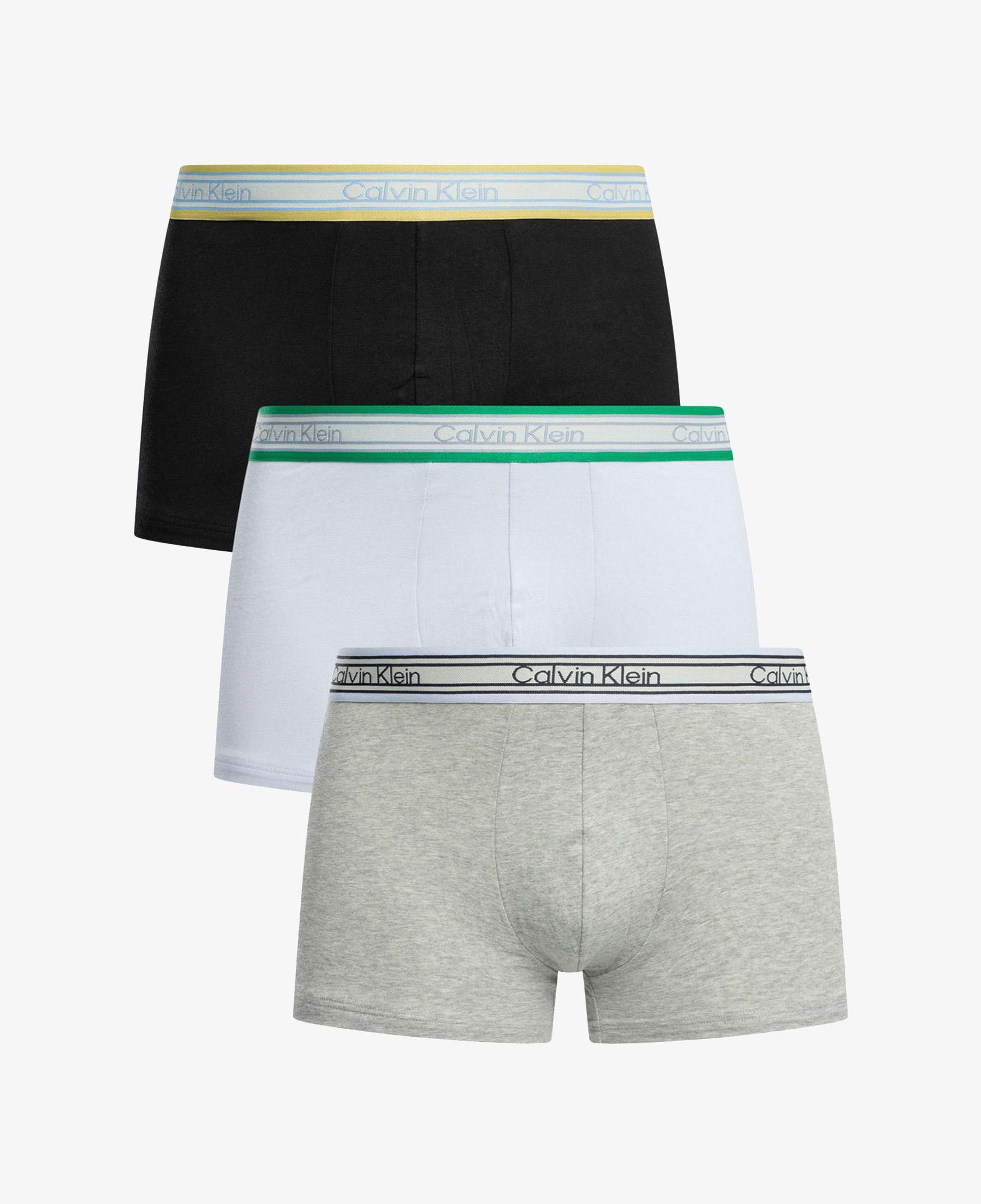 Calvin Klein Trunk 3'lü Erkek Mor Boxer