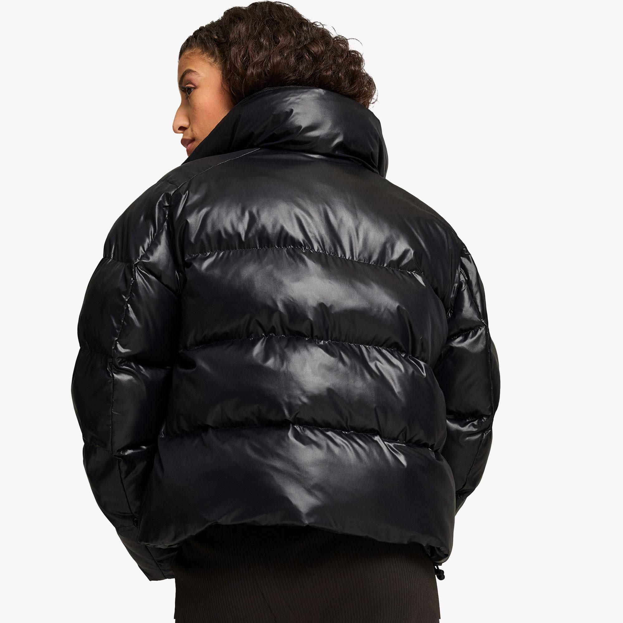 Puma Shiny Puffer Kadın Siyah Mont