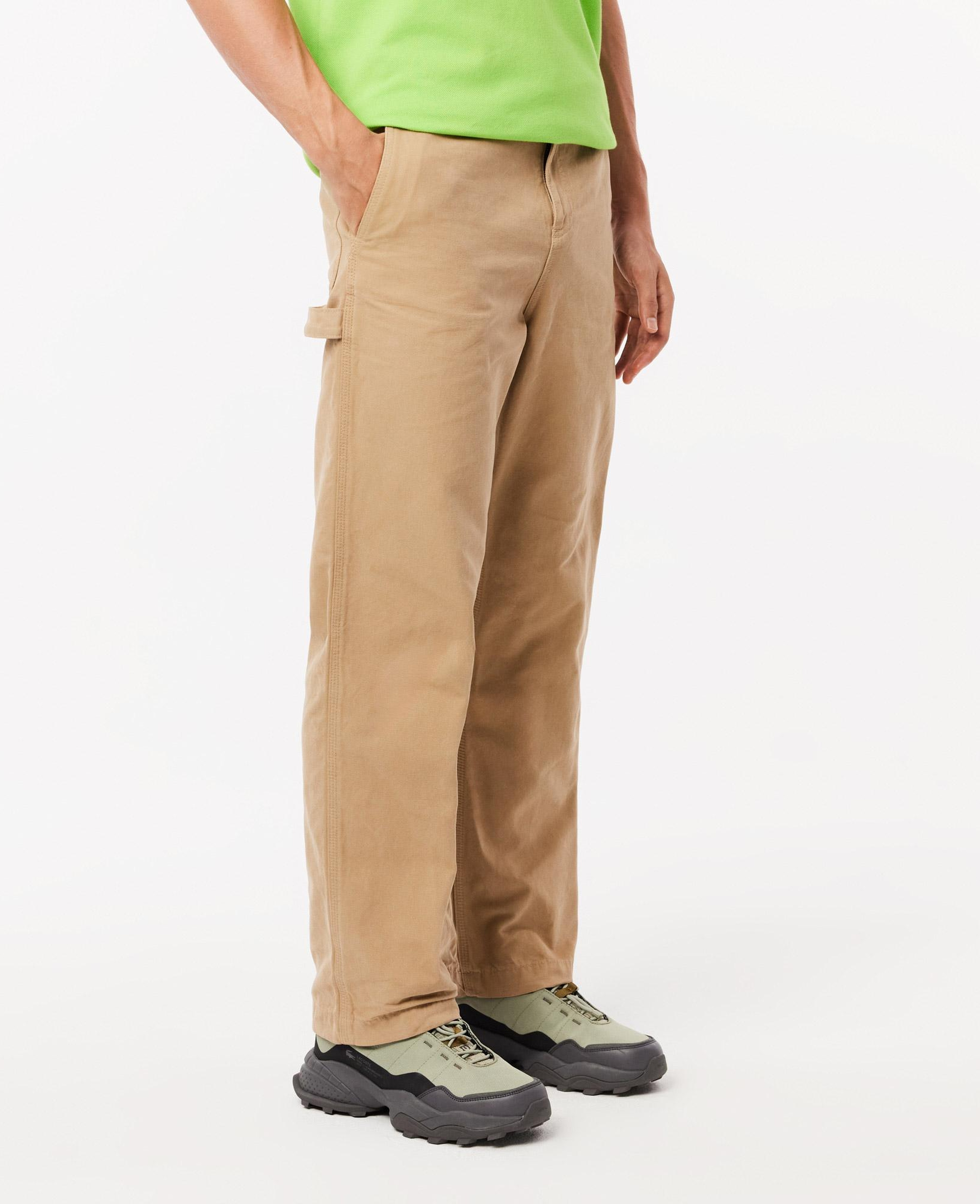 Erkek Relaxed Fit Chino Bej Pantolon